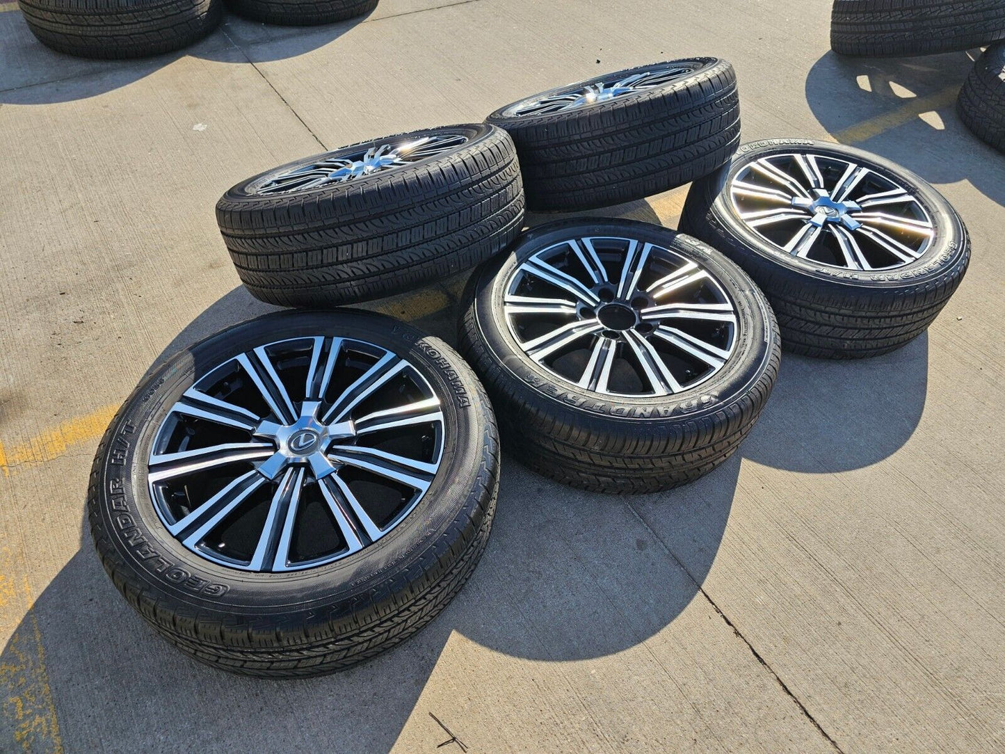 21" Lexus LX570 Land Cruiser OEM 74341 wheels rims tires 5x150