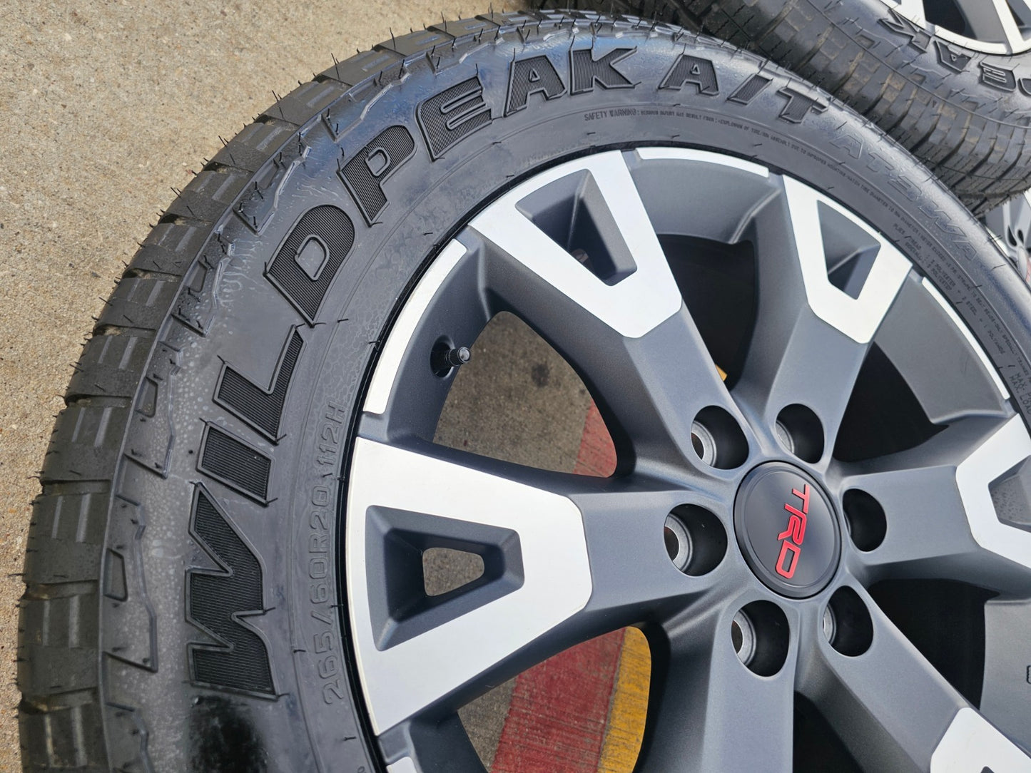 20" Toyota 4Runner TRD OEM gray wheels rims Tundra Sequoia 2025 2026 NEW A/T3