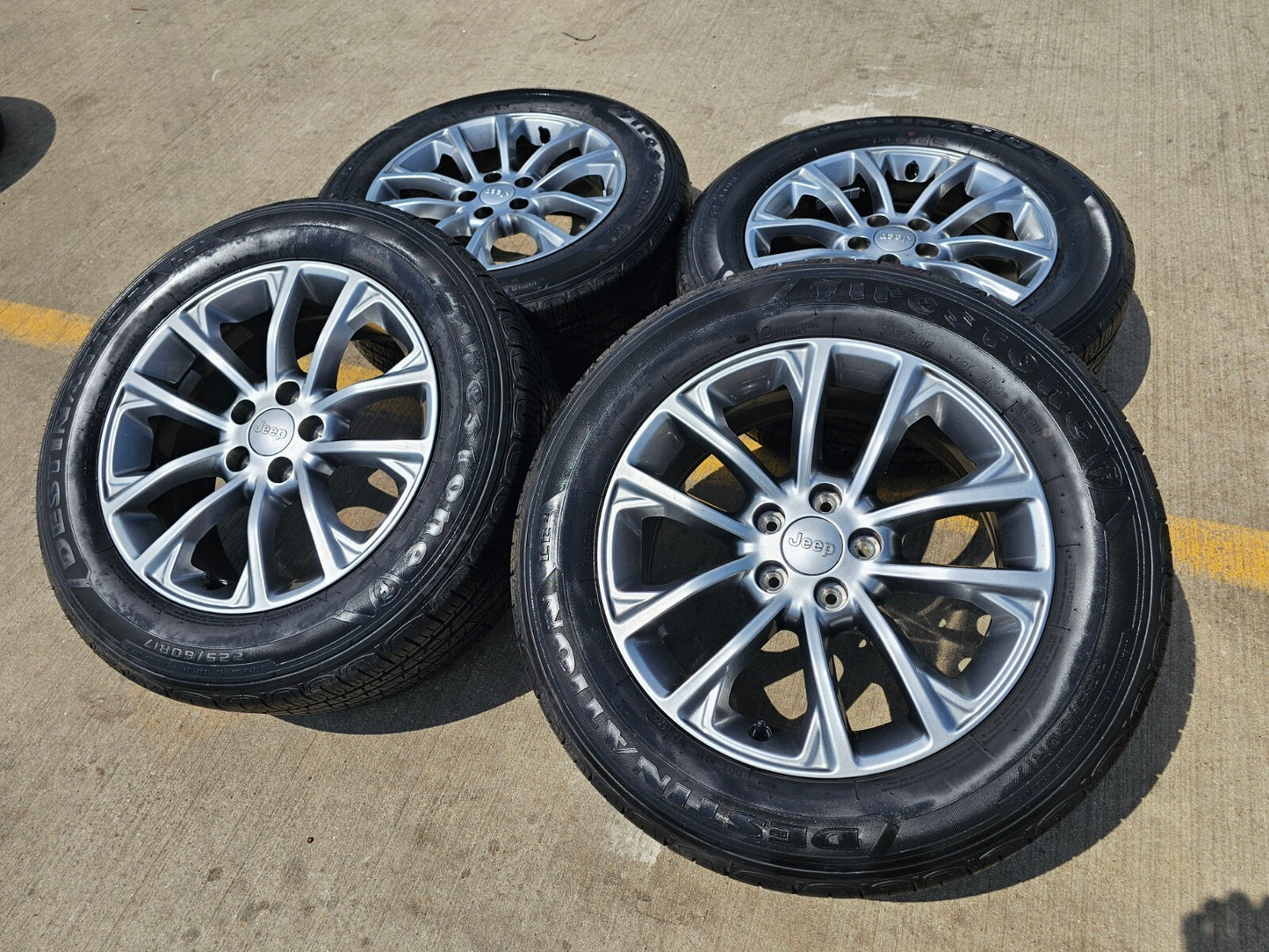 17" Jeep Cherokee wheels OEM rims Compass Renegade 9201 tires