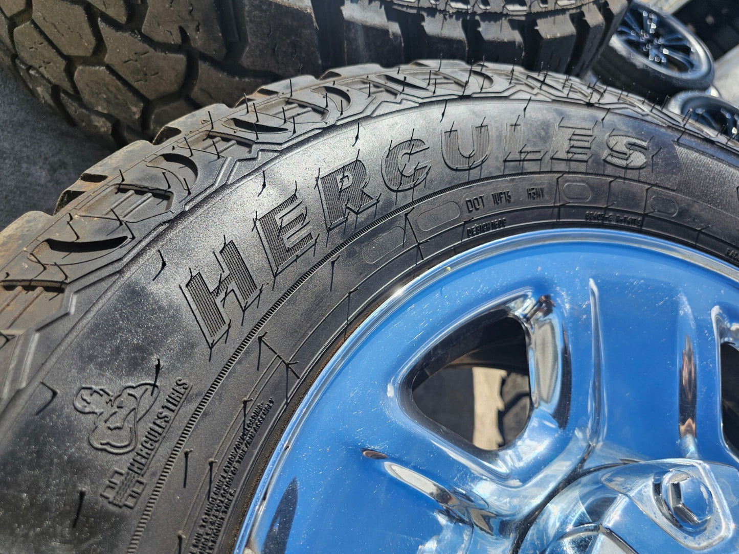18" Dodge Ram 2500 3500 STEEL chrome OEM 2473 wheels rims tires HERCULES