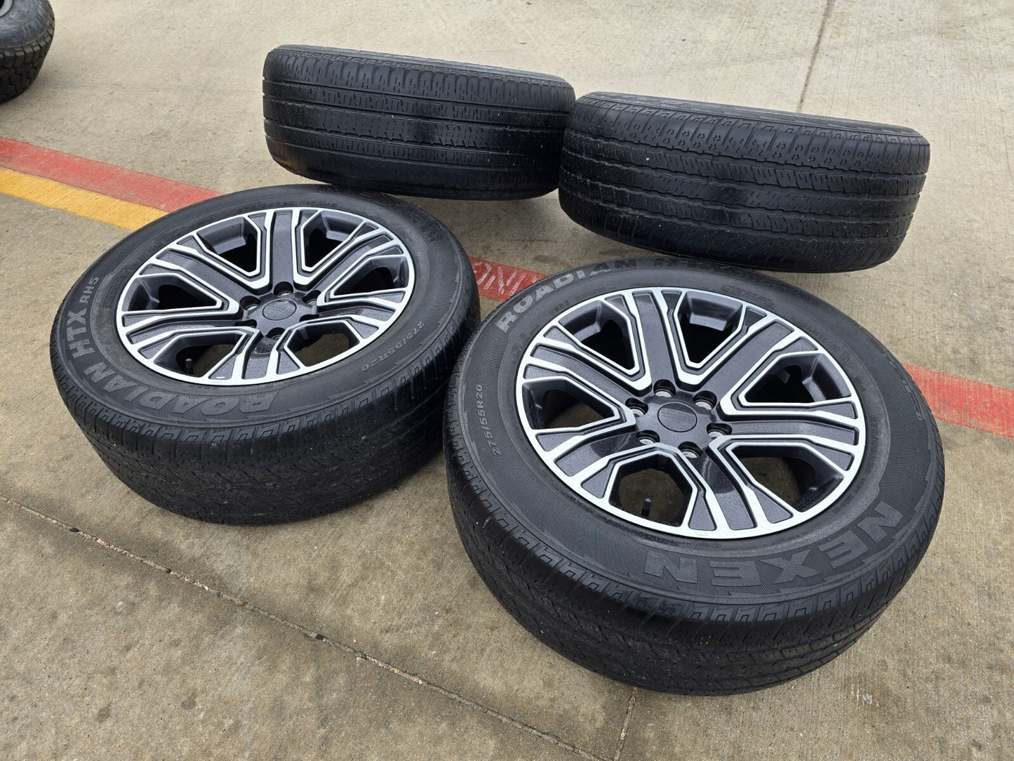 20" Jeep Grand Wagoneer OEM wheels rims 9297 Dodge Ram 1500 tires