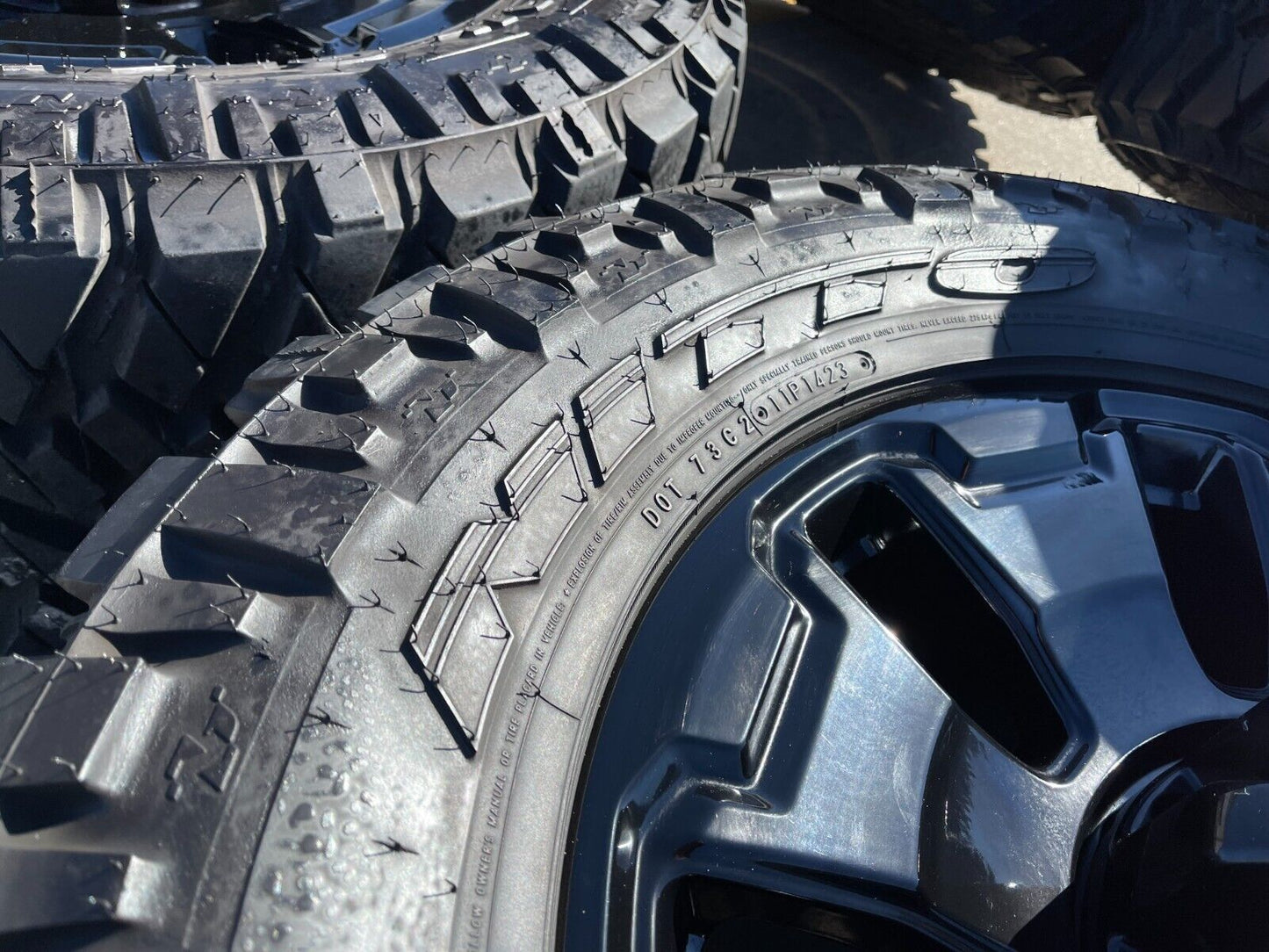 20" Ford F-250 F-350 OEM Limited Tremor 10487 wheels rims 2024 2025 NITTO 34"