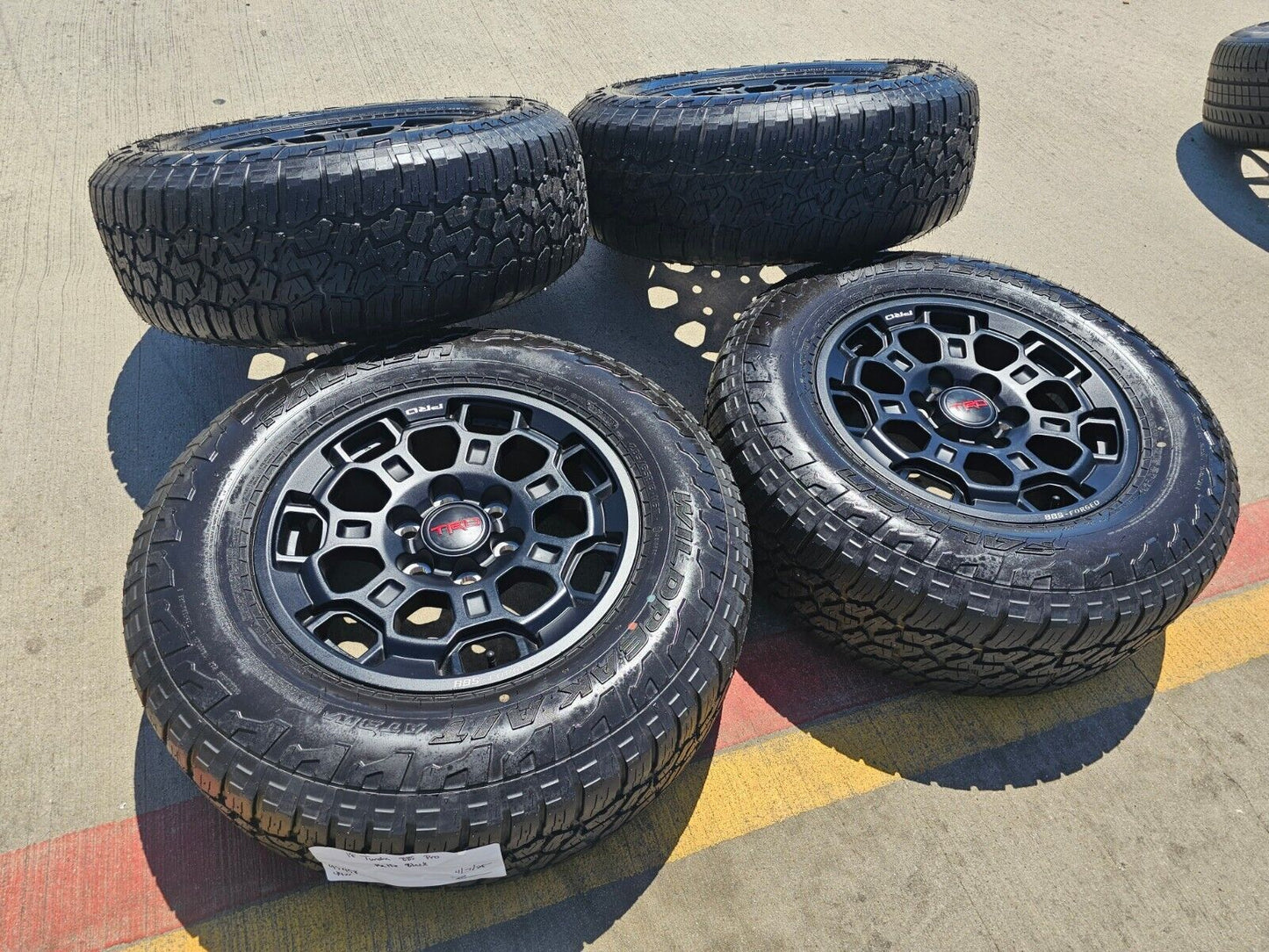18" Toyota Tundra TRD BBS FORGED OEM black 95458 wheels rims Sequoia 2025 NEW