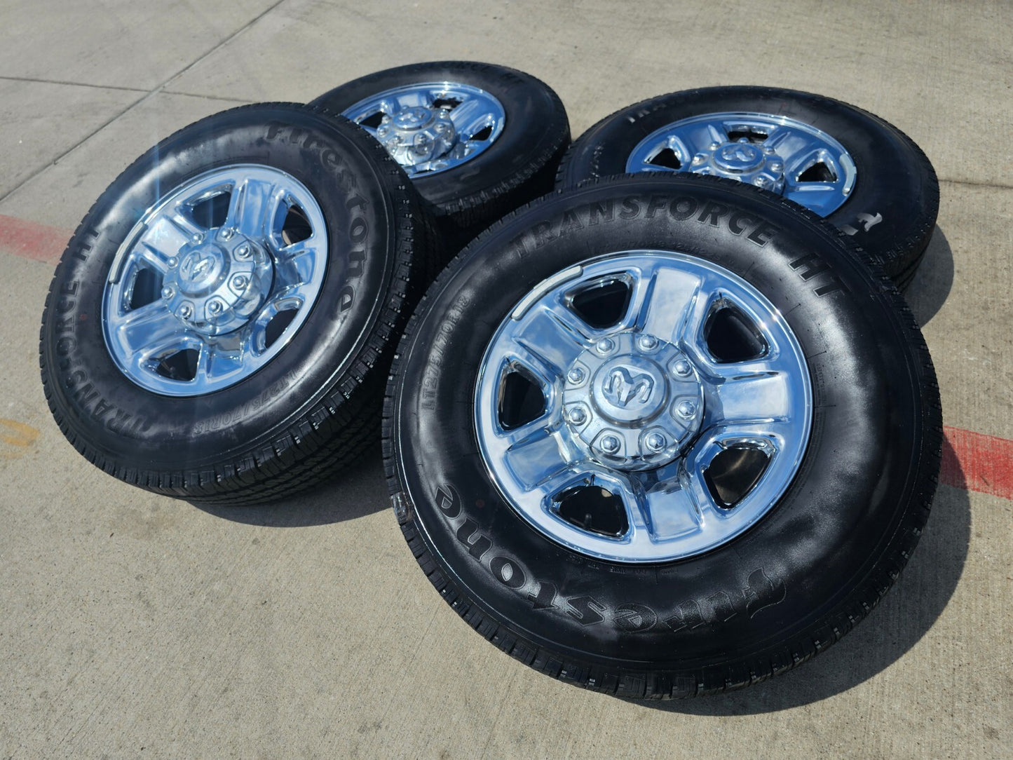 18" Dodge Ram 2500 3500 STEEL chrome OEM 2473 wheels rims 2023 2024 2025 NEW