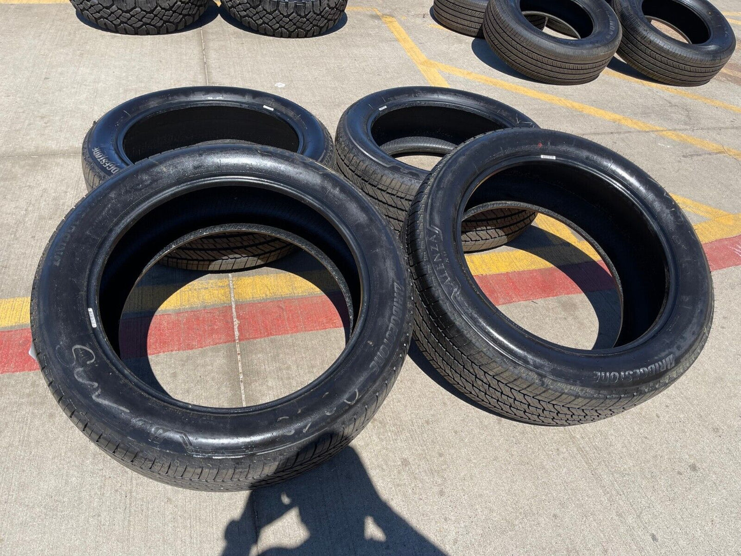 (4) 275/50/22 Bridgestone Dueler Alenza A/S02 tires 11H M+S NEW