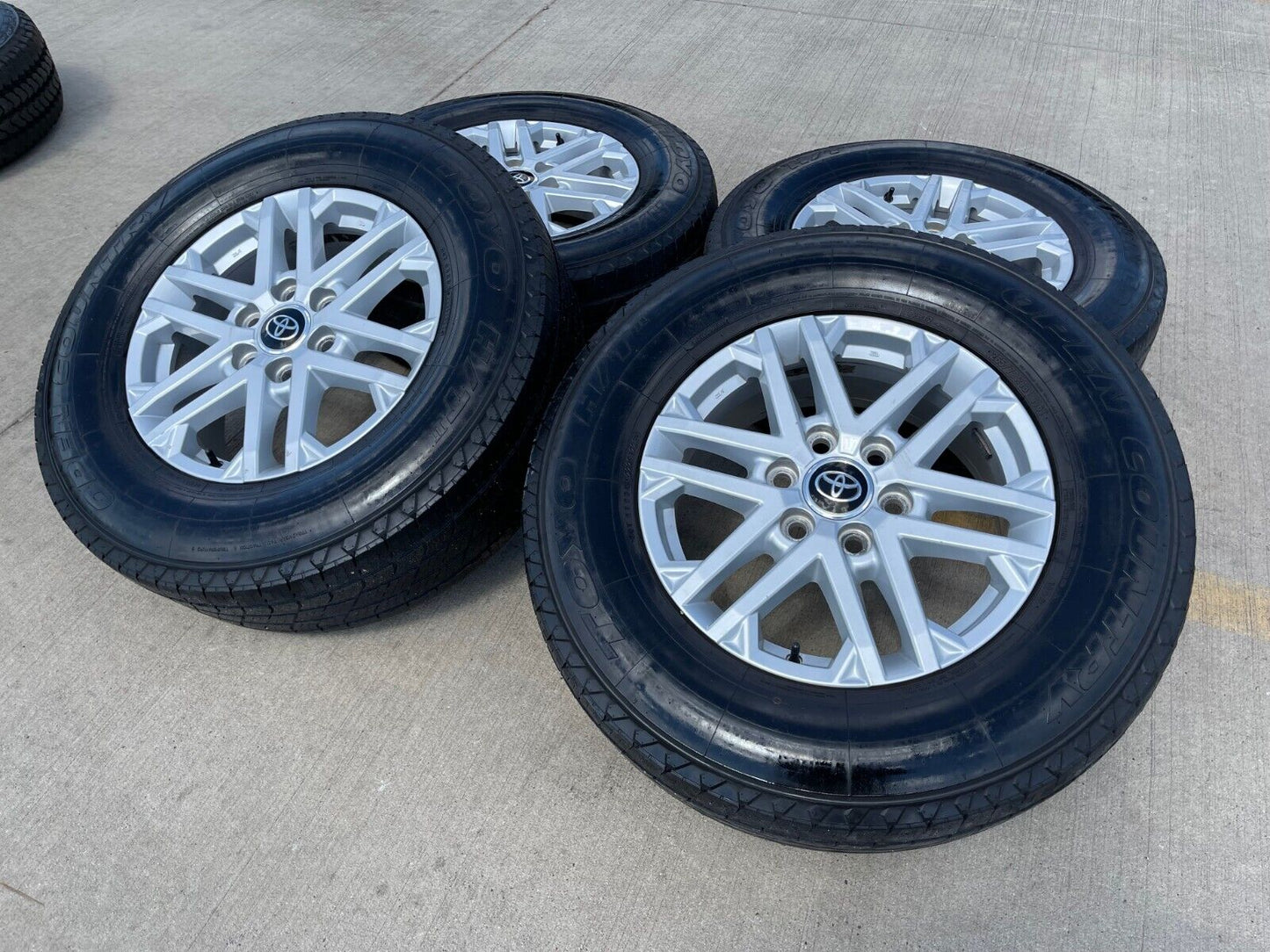 18" Toyota Tundra Sequoia OEM wheels rims tires 75281 LX600 2023 2024 2025