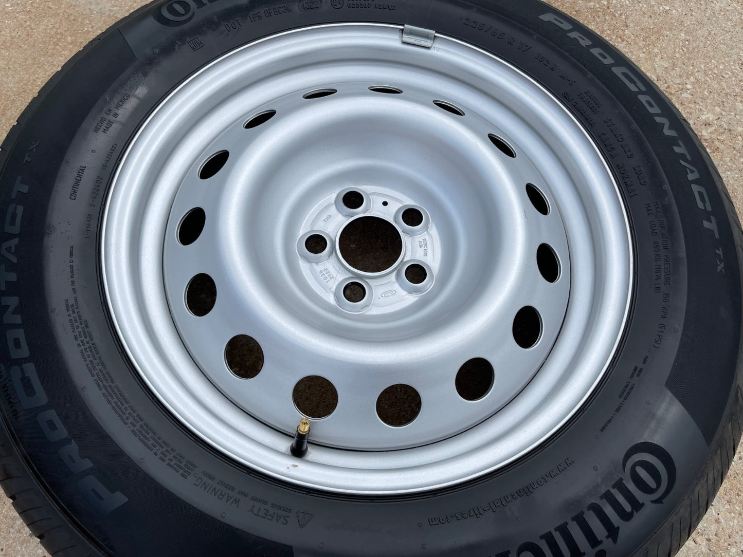 17" Ford Maverick Bronco Sport rim wheel tire 10415 OEM spare LIKE NEW