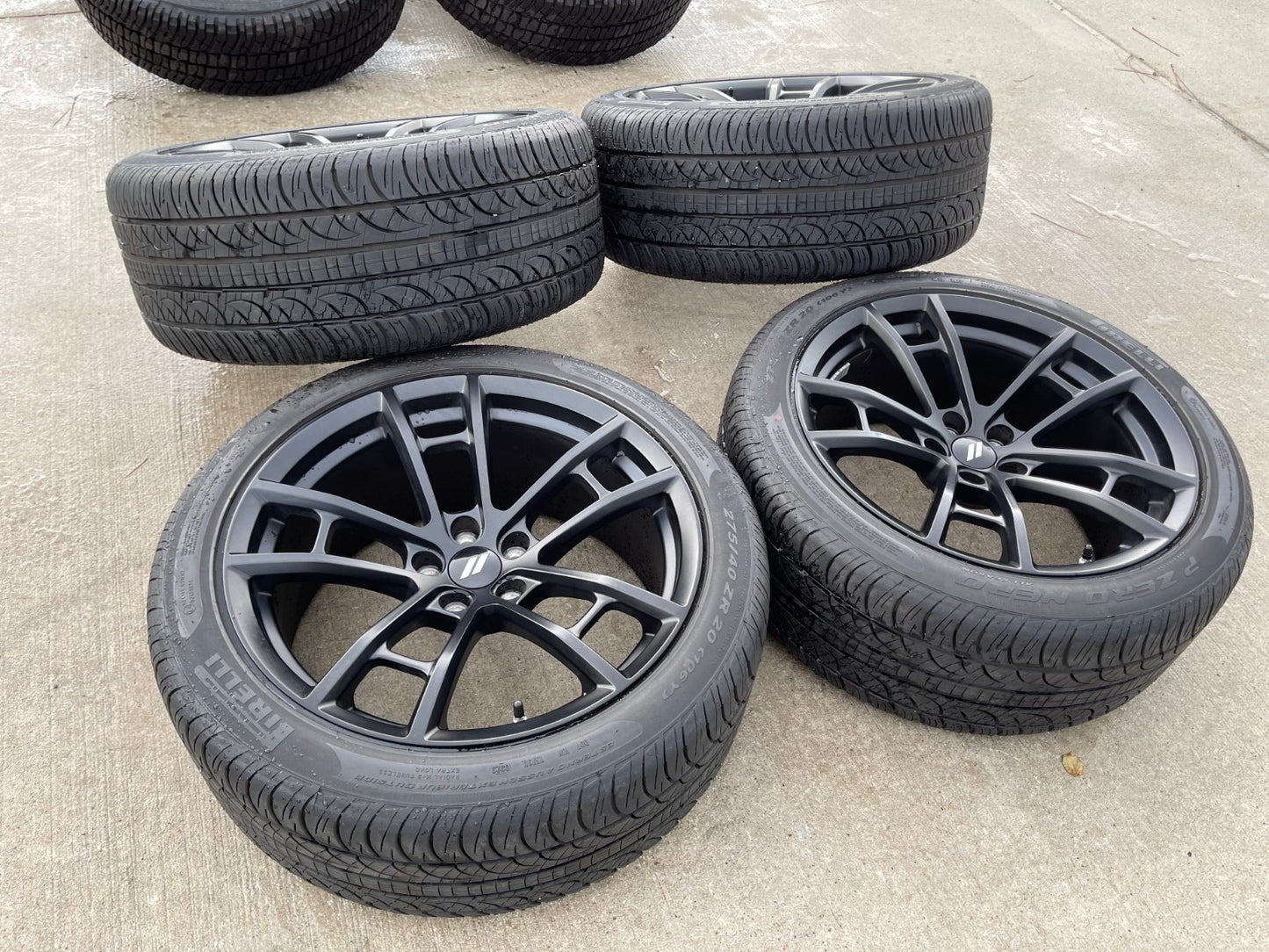 20" Dodge Charger Challenger SRT Scat Pack OEM wheels rims 2605 2715 tires