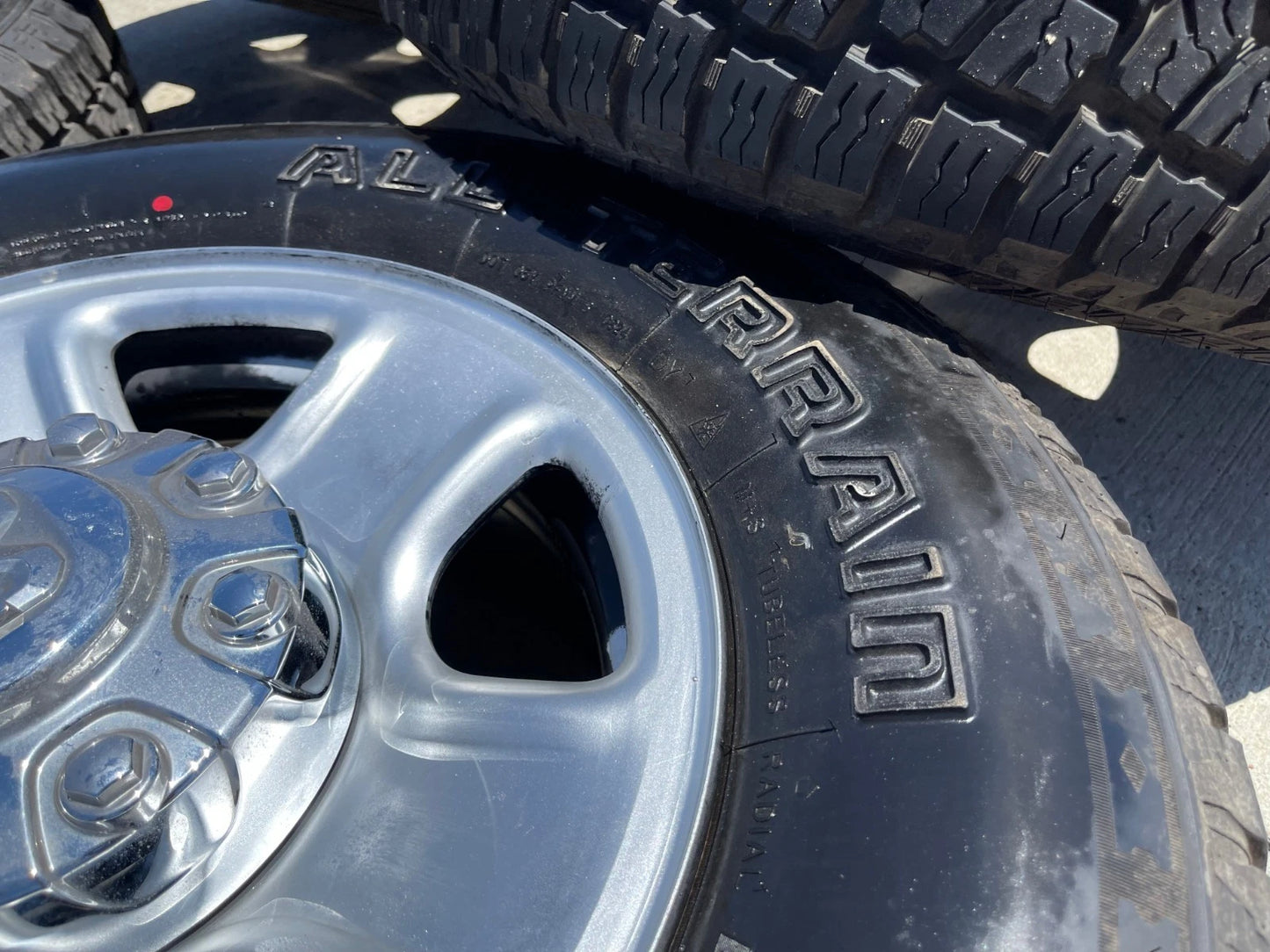 18" Dodge Ram 2500 3500 STEEL chrome OEM 2473 wheels rims tires