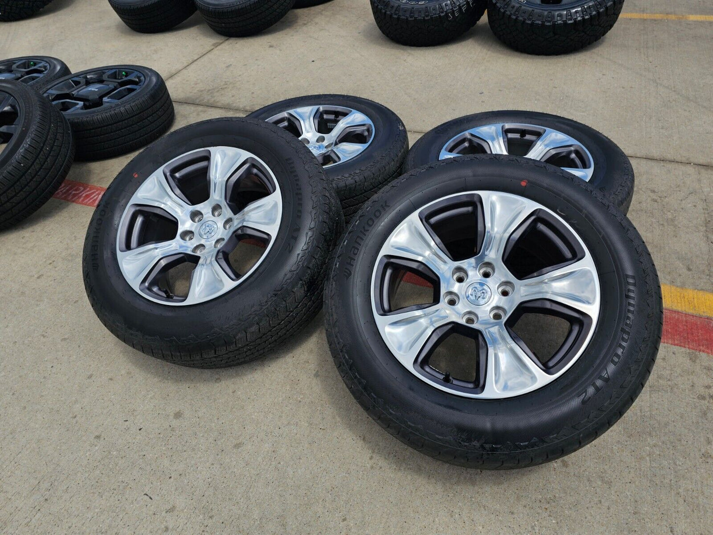20" Dodge Ram 1500 OEM Laramie wheels rims 2674 tires 2022 2023 2024 2025 NEW