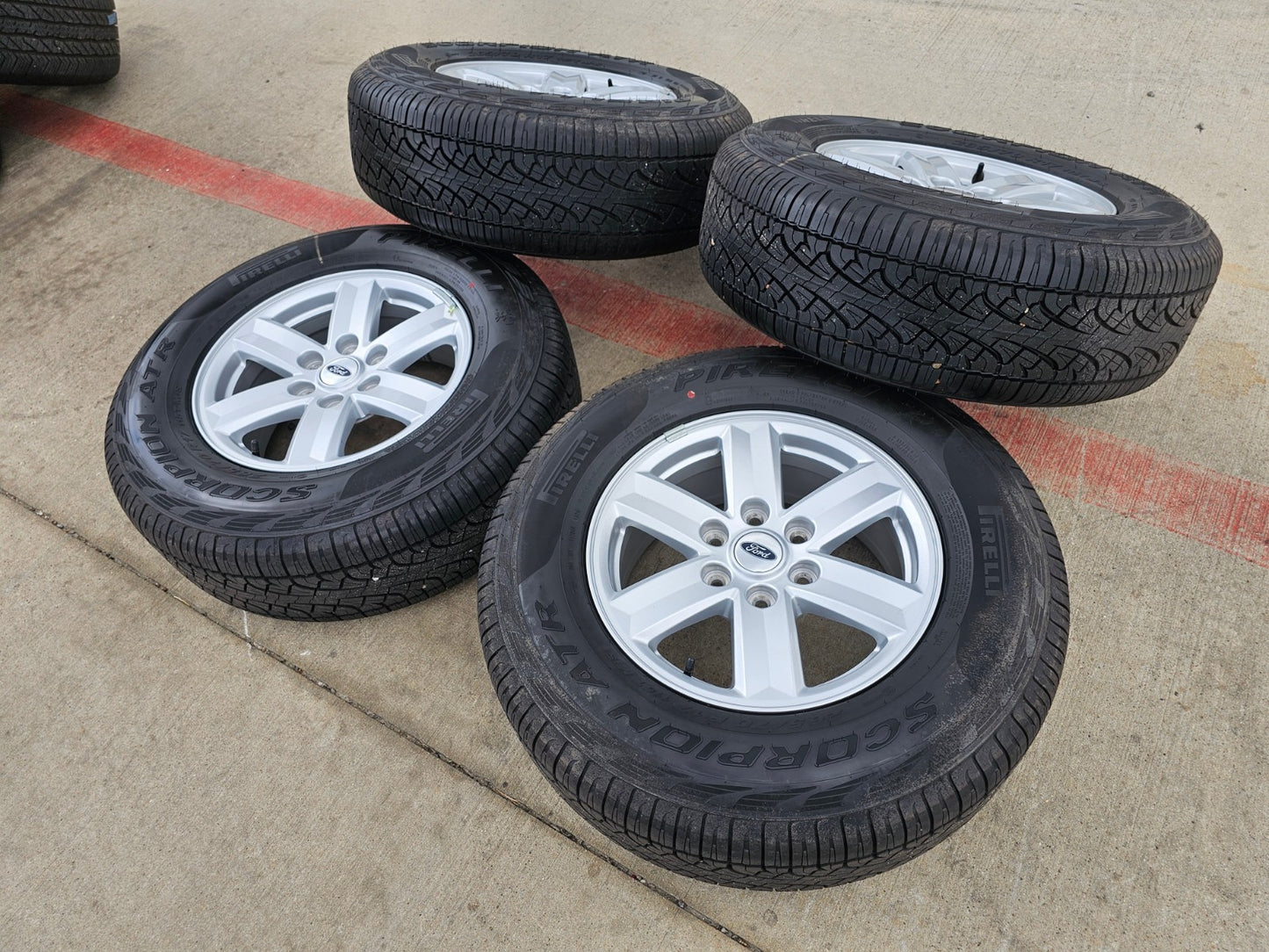 17" Ford F-150 Expedition OEM rims wheels 10339 tires 2024 2025 PIRELLI A/T NEW