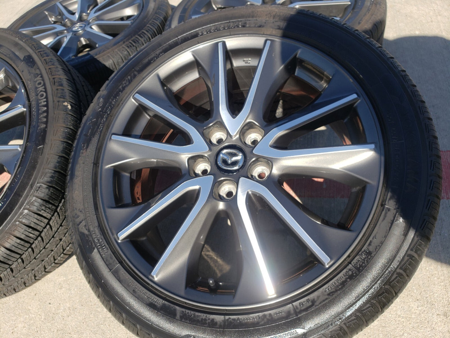 18" Mazda CX-3 3 5 6 OEM wheels rims 64988 tires YOKOHAMA