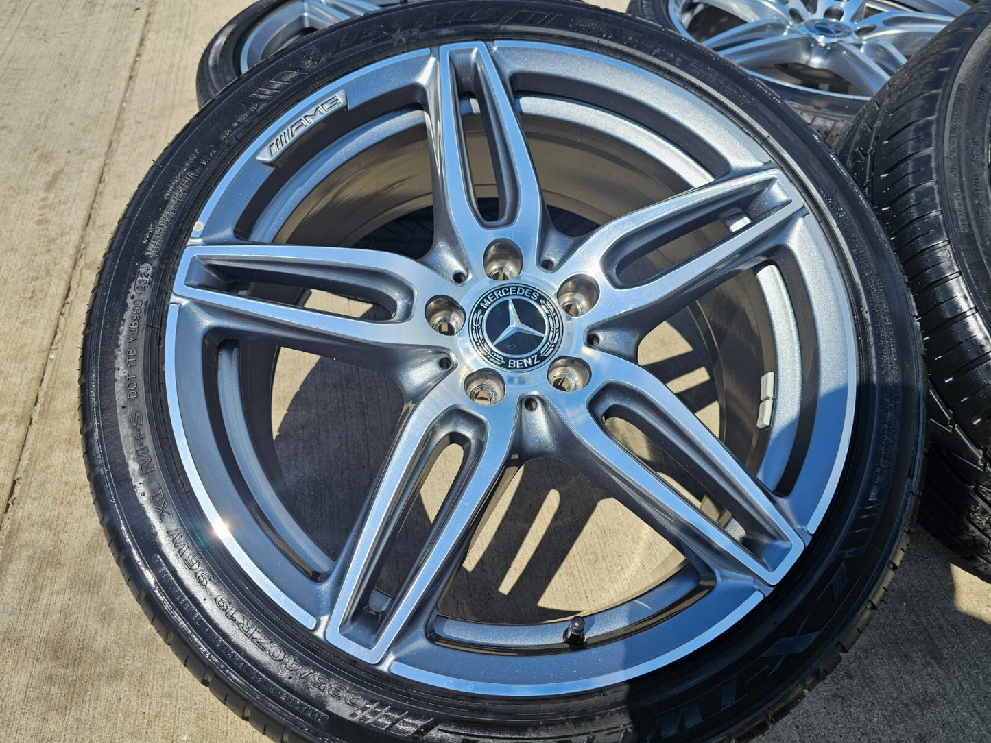 19" Mercedes E350 AMG C E S Class OEM 85541 wheels rims tires