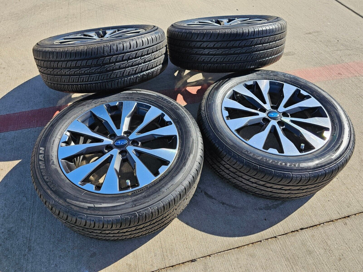 18" Subaru Outback Legacy Forester OEM wheels rims 68826 tires