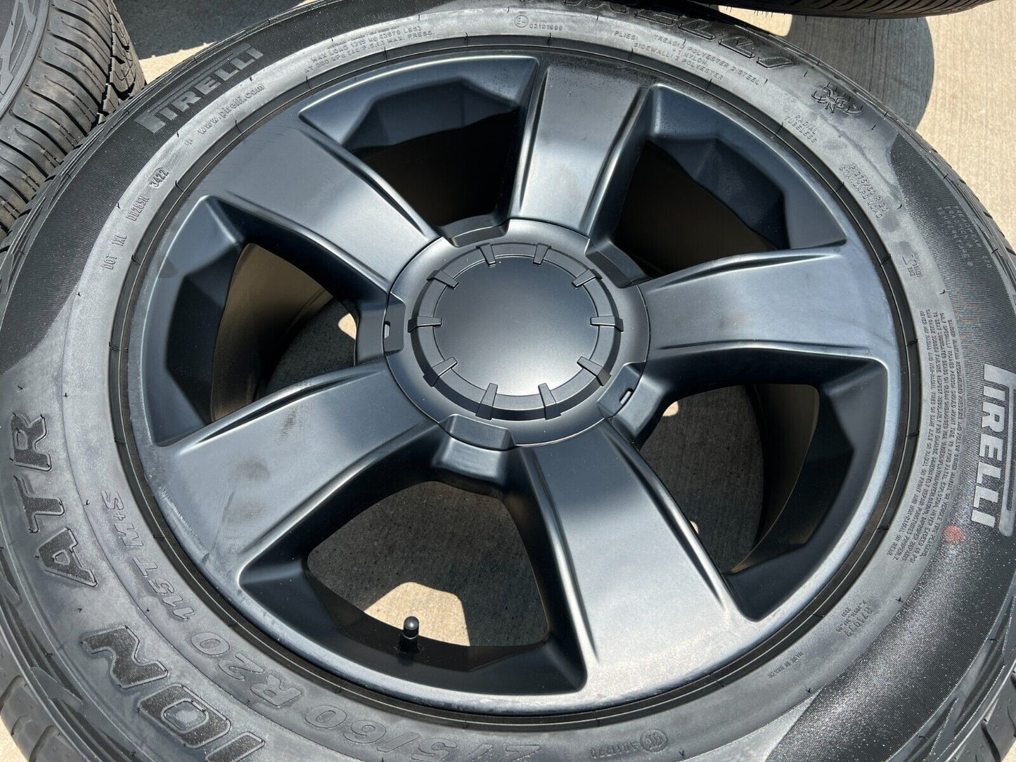 20" Chevy Silverado Tahoe OEM Replica wheels rims black 2017 2018 2019 2020 5651