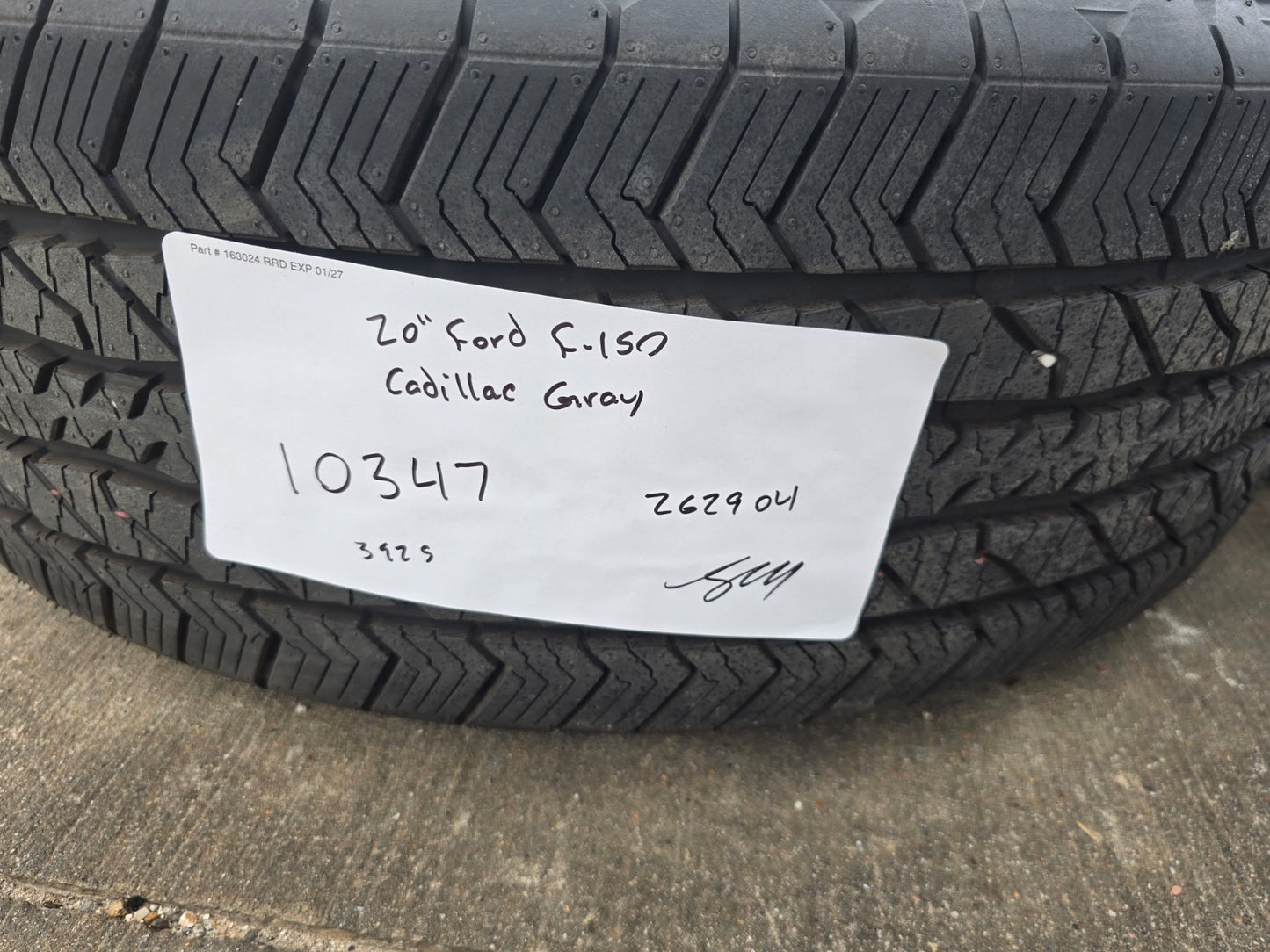 20" Ford F-150 OEM rims wheels GRAY 10347 Expedition HANKOOK A/T2 NEW
