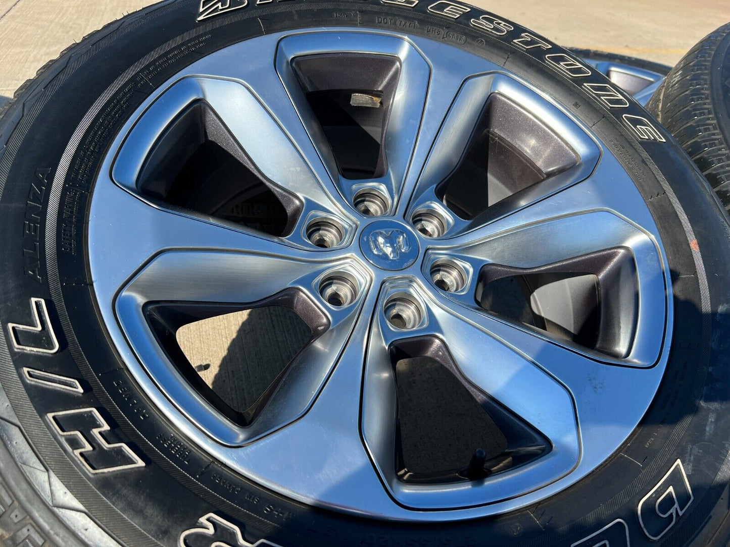 20" Dodge Ram 1500 OEM Laramie wheels rims 2681 tires 2021 2022 2023 2024