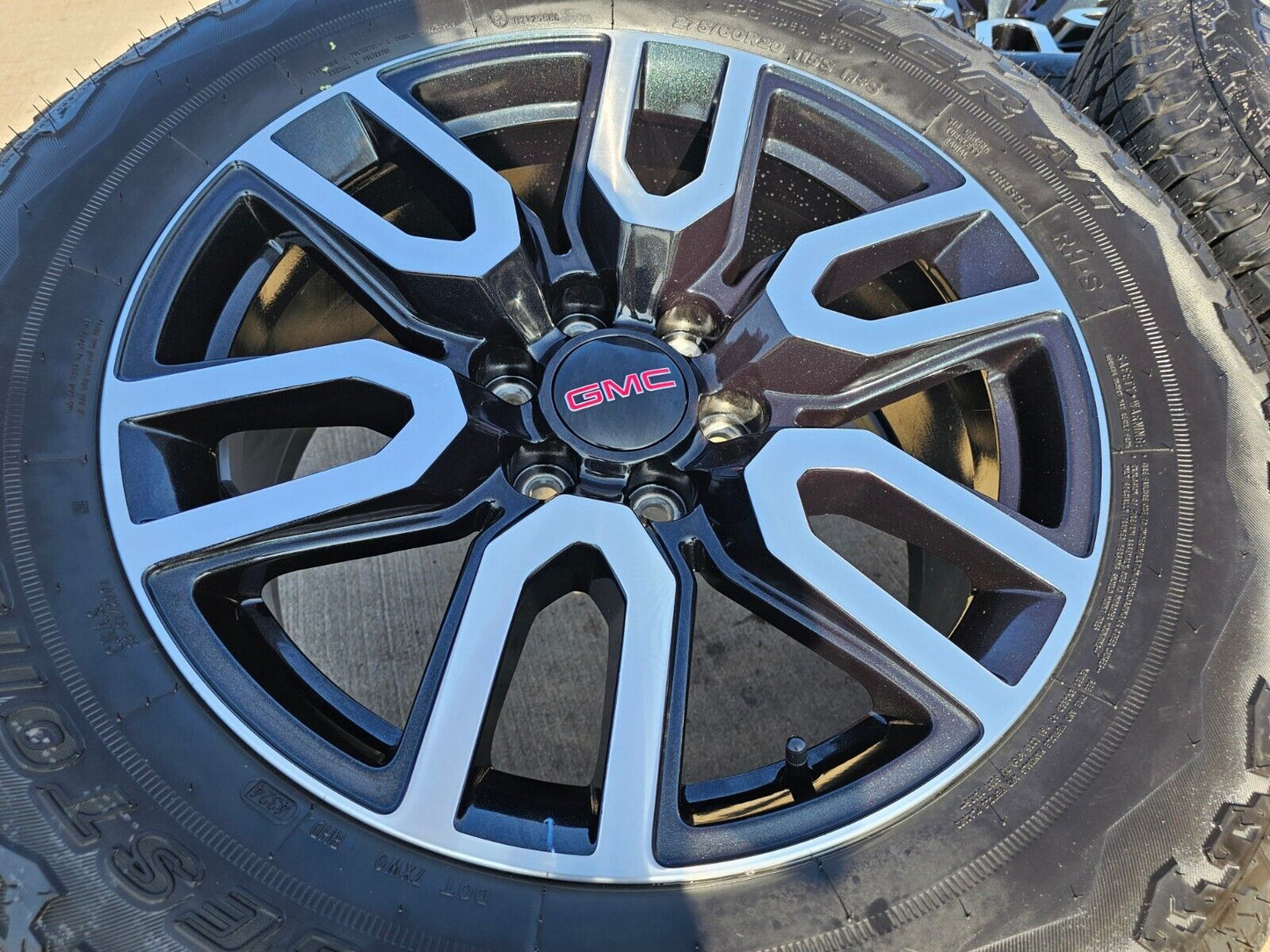 20" GMC Sierra Yukon Chevy OEM black 5914 5918 wheels rims 2023 2024 2025 NEW