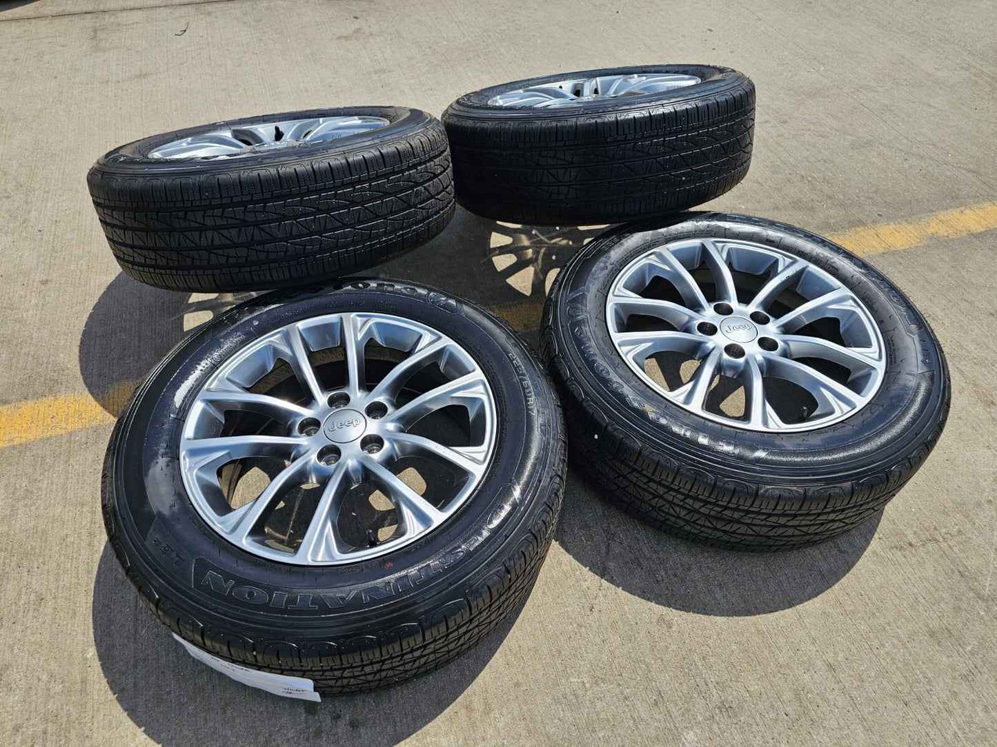 17" Jeep Cherokee wheels OEM rims Compass Renegade 9201 tires