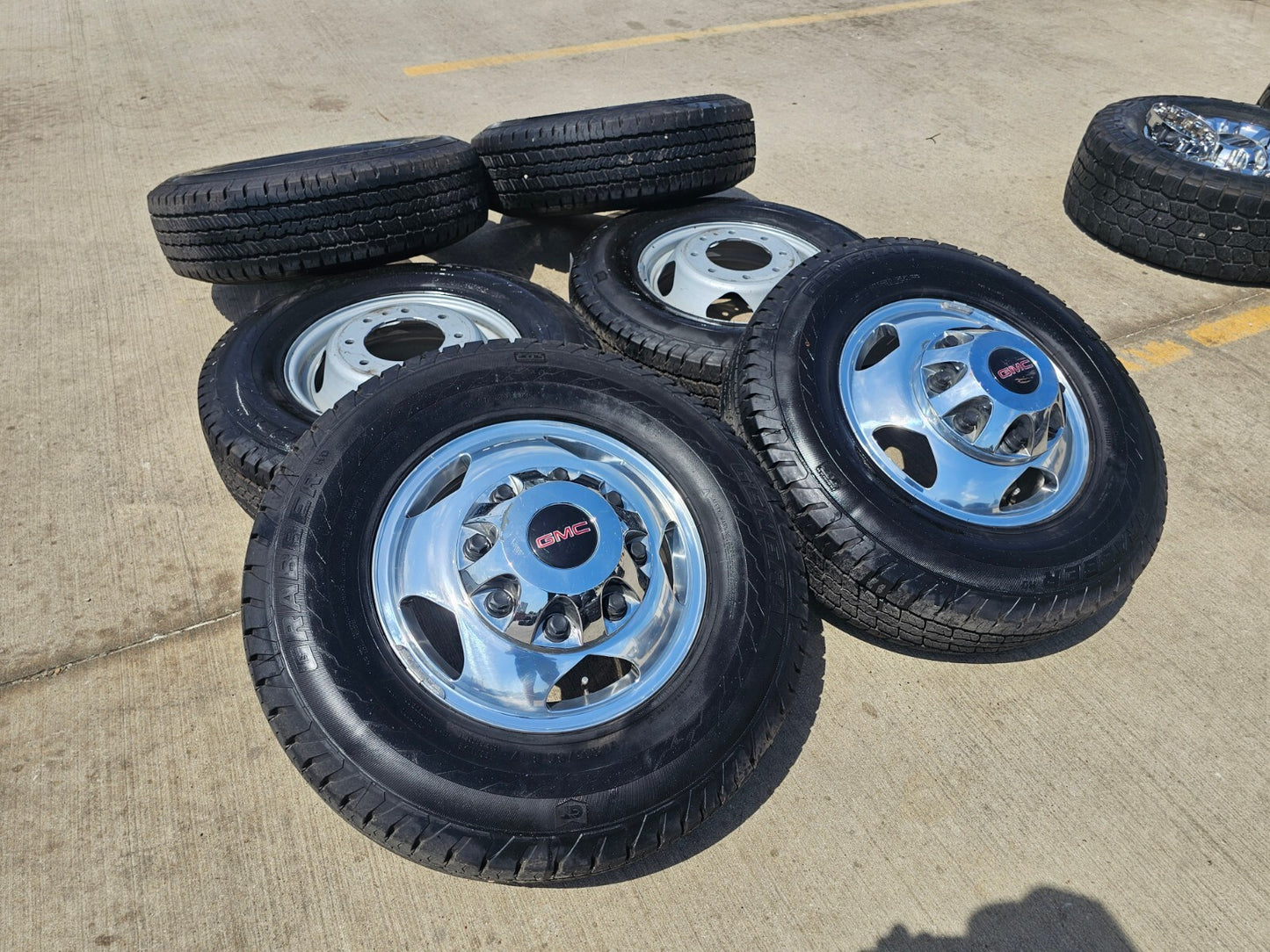 17" Chevy Silverado GMC Sierra 3500 Dually rims wheels OEM 5519 5520 GENERAL