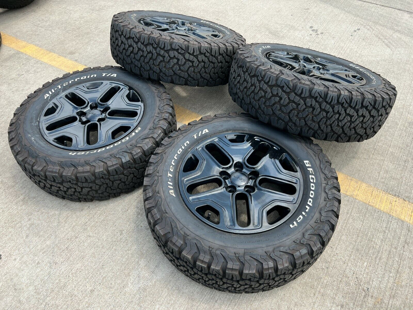 17" Jeep Cherokee wheels OEM rims Compass Renegade 9199 BFG NEW