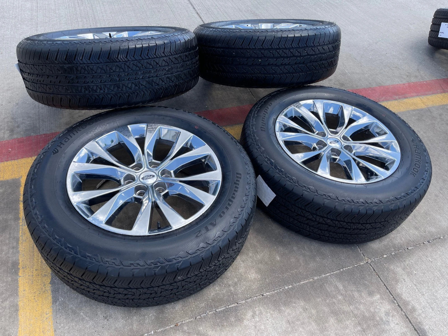 20" Ford F-150 Expedition chrome rims wheels 10003 OEM tires CLEAN