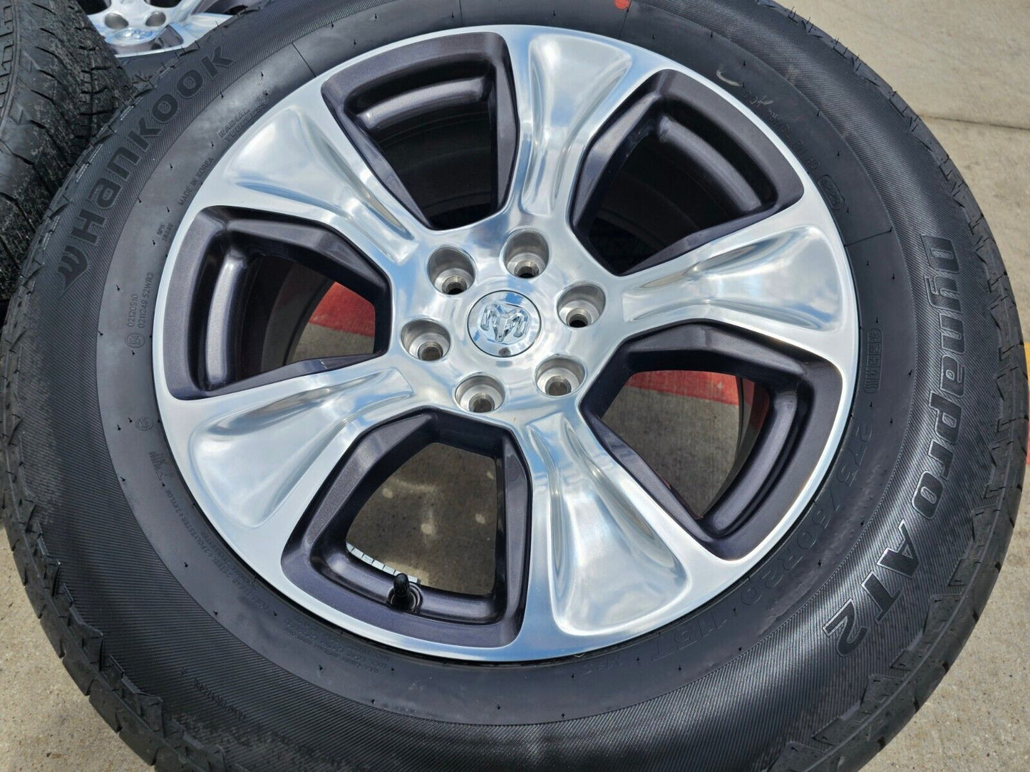 20" Dodge Ram 1500 OEM Laramie wheels rims 2674 tires 2022 2023 2024 2025 NEW