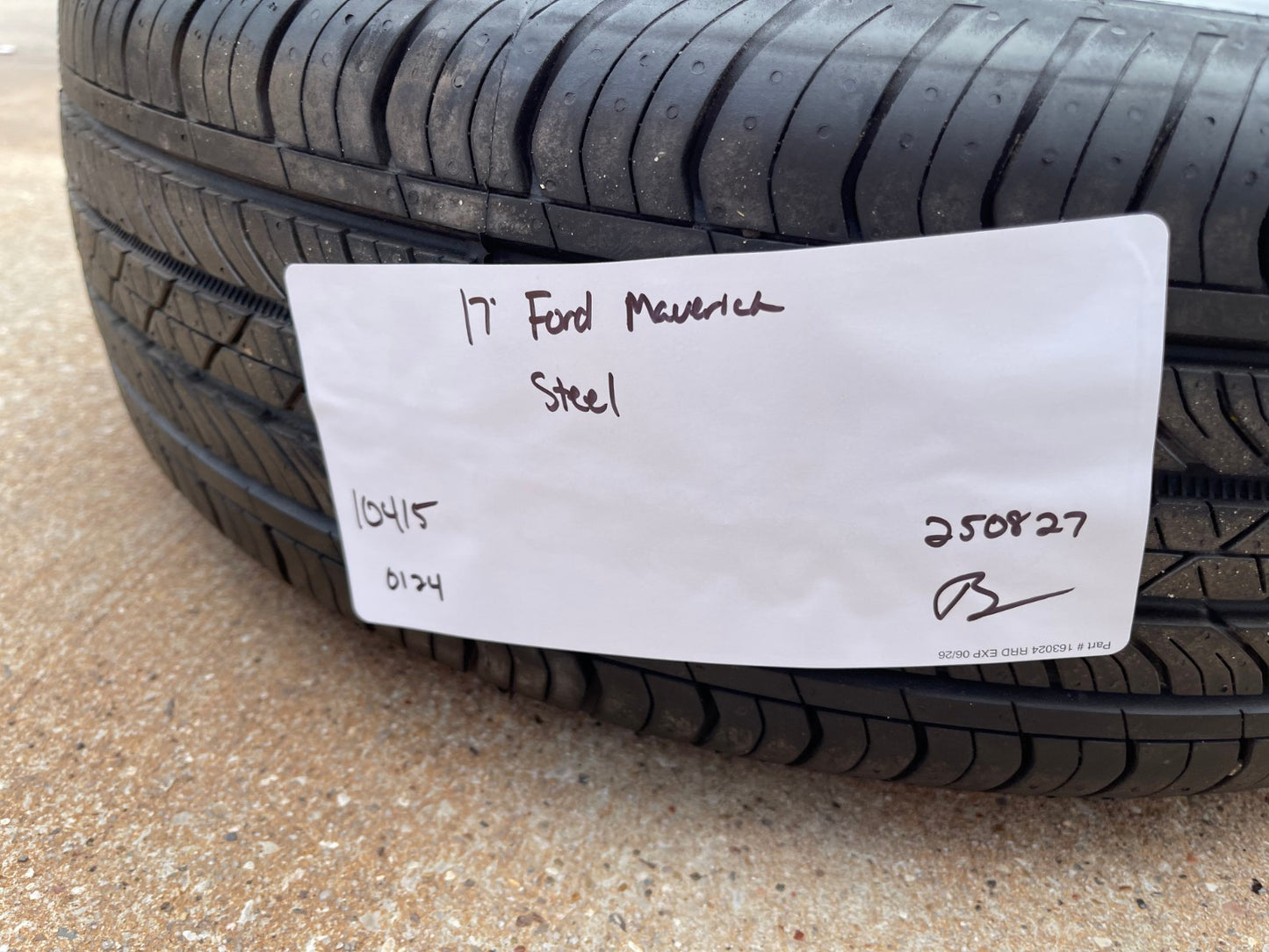 17" Ford Maverick Bronco Sport rim wheel tire 10415 OEM spare LIKE NEW