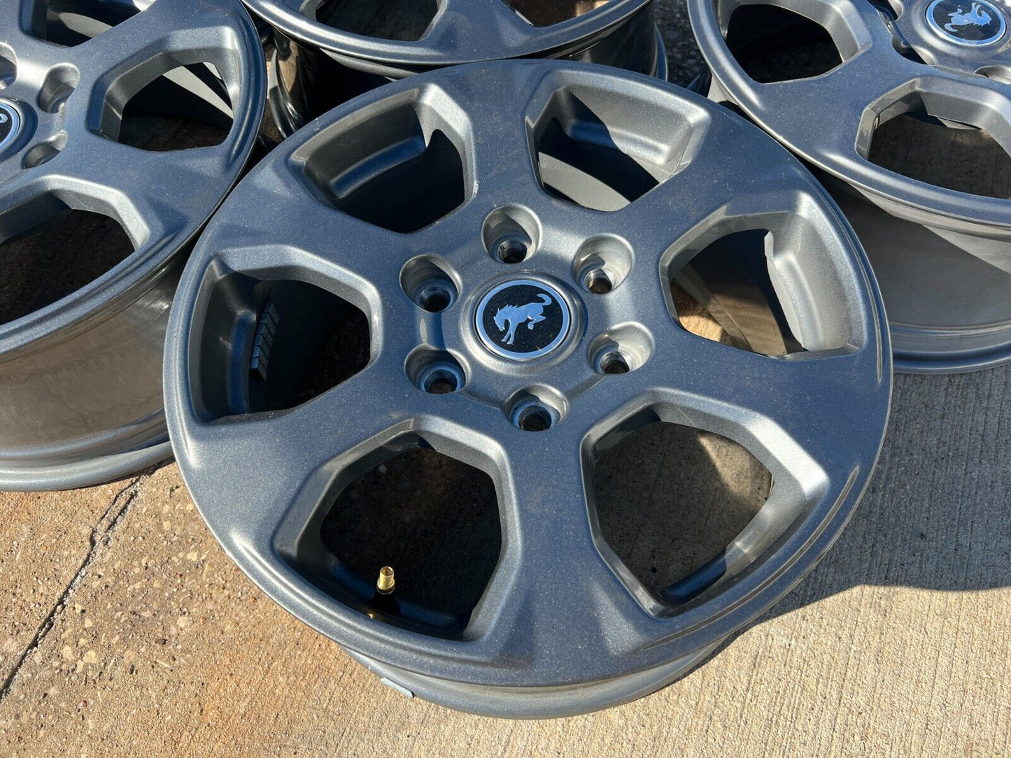 (5) 17" Ford Bronco 2021 2022 2023 2024 2025 wheels rims 10384 Ranger GRAY NEW