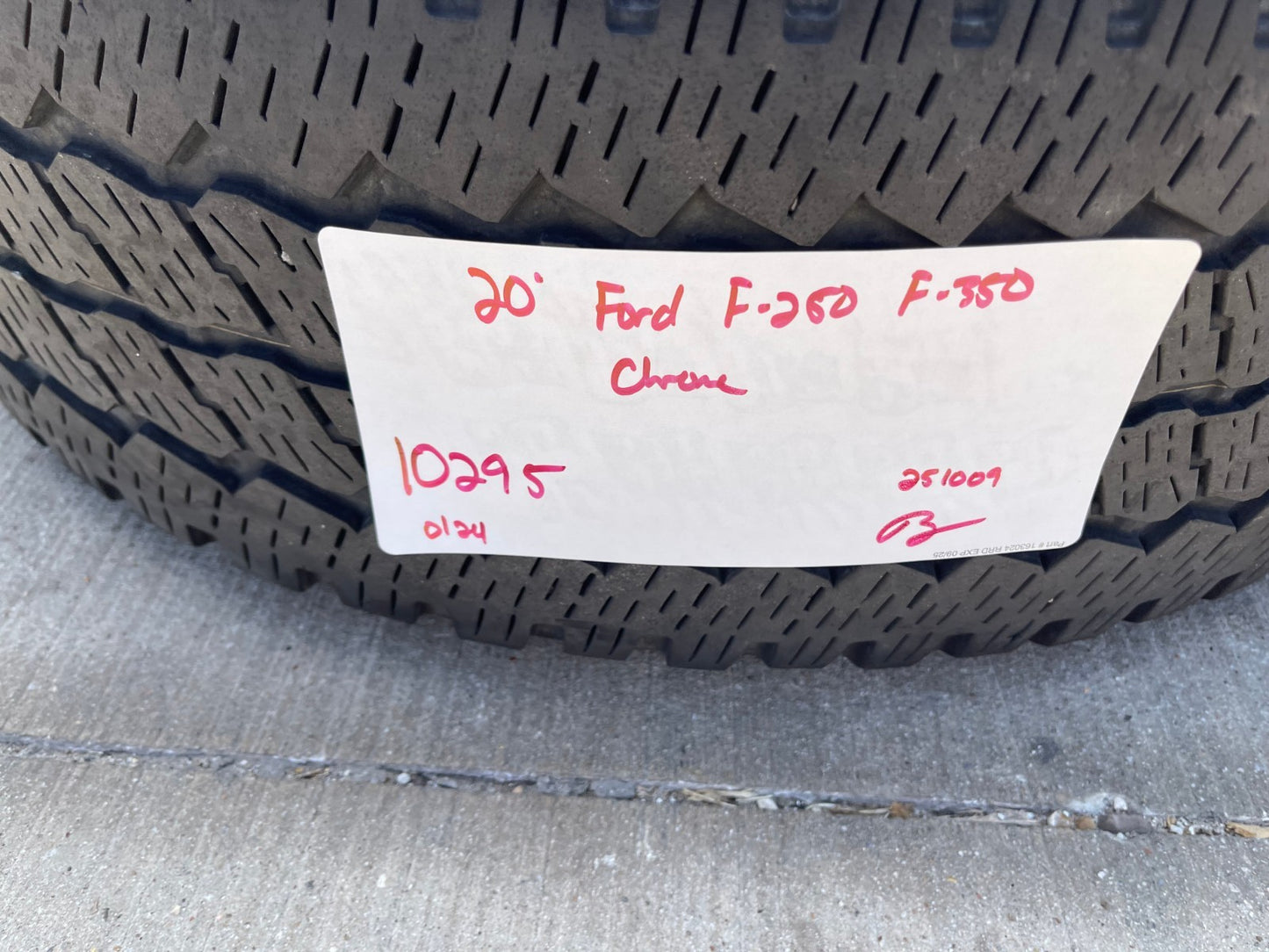 20" Ford F-250 F-350 OEM chrome Lariat wheels rims 10295 25085 10552 2024 2025