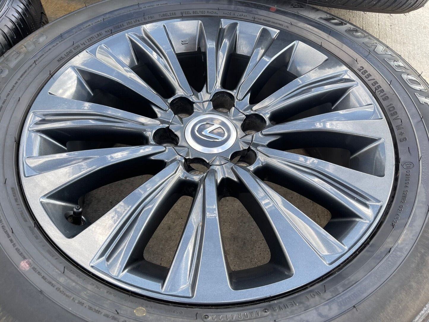 19" Lexus GX460 GX470 Tacoma 4Runner OEM 74388 wheels rims 2022 2023 2024 NEW