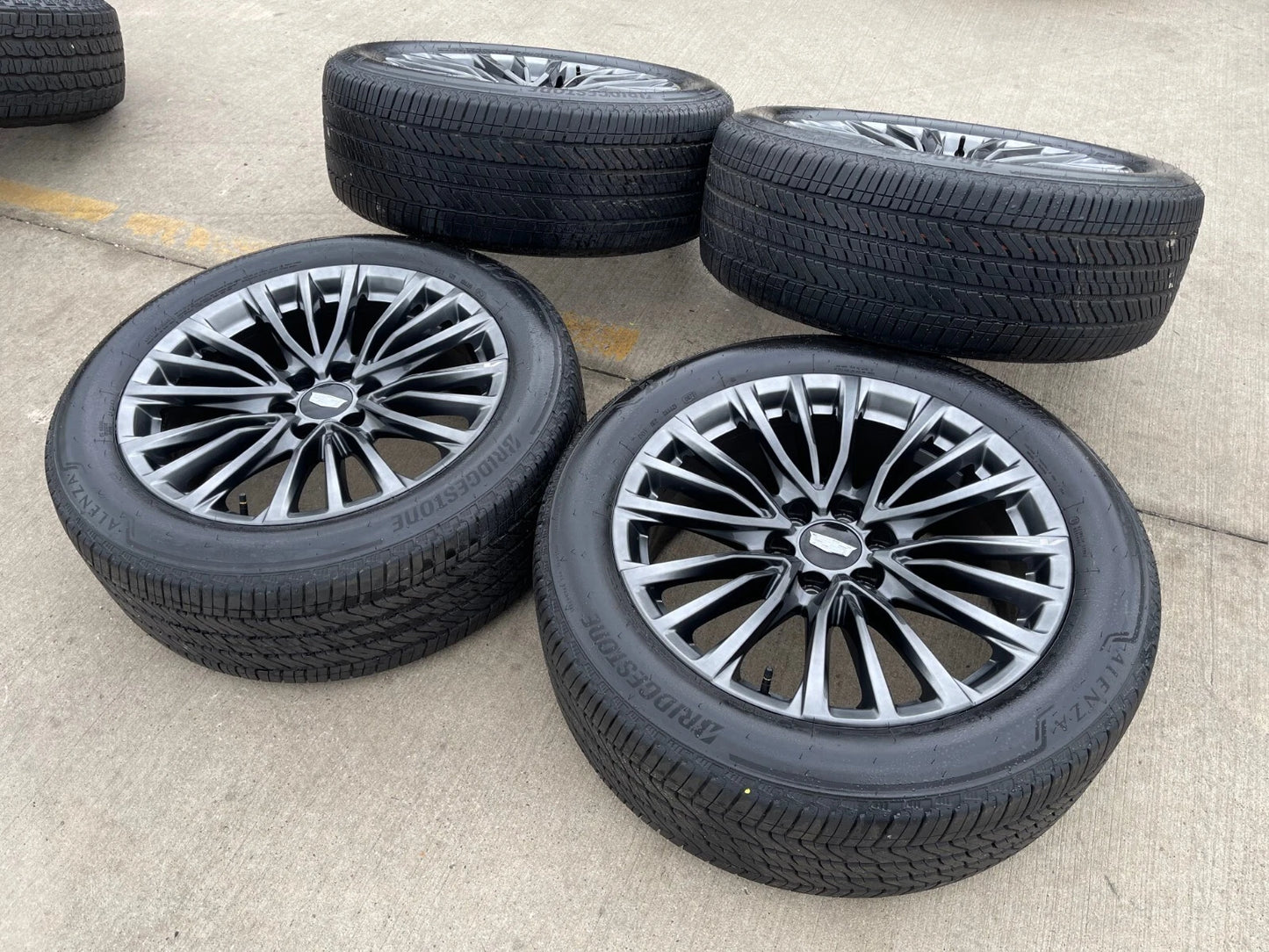 22" Cadillac Escalade V Platinum OEM ORIGINAL 4883 wheels rims 2024 2025 NEW