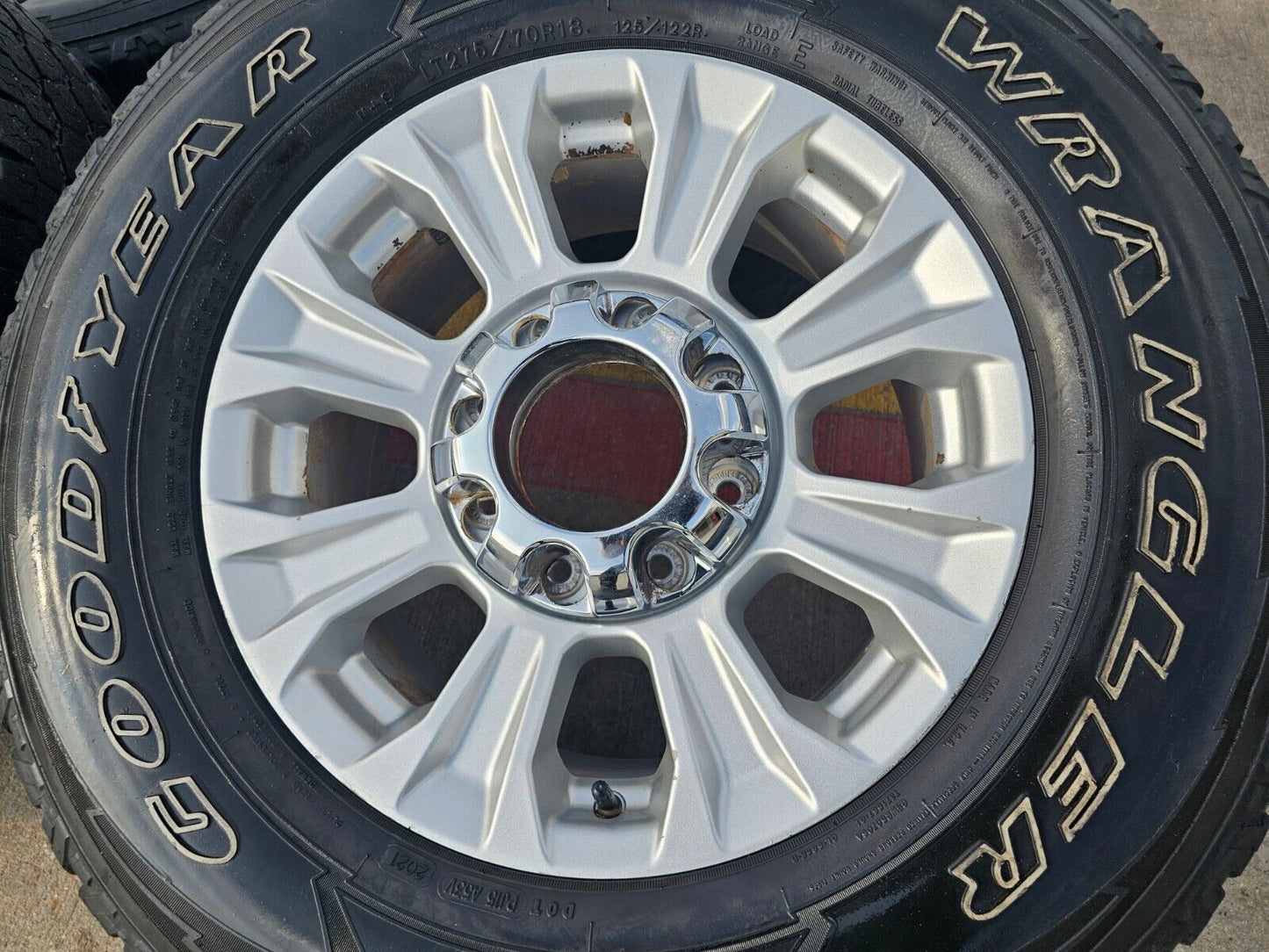 18" Ford F-250 F-350 OEM Lariat 10097 rims wheels 2021 2022 2023 2024 2025
