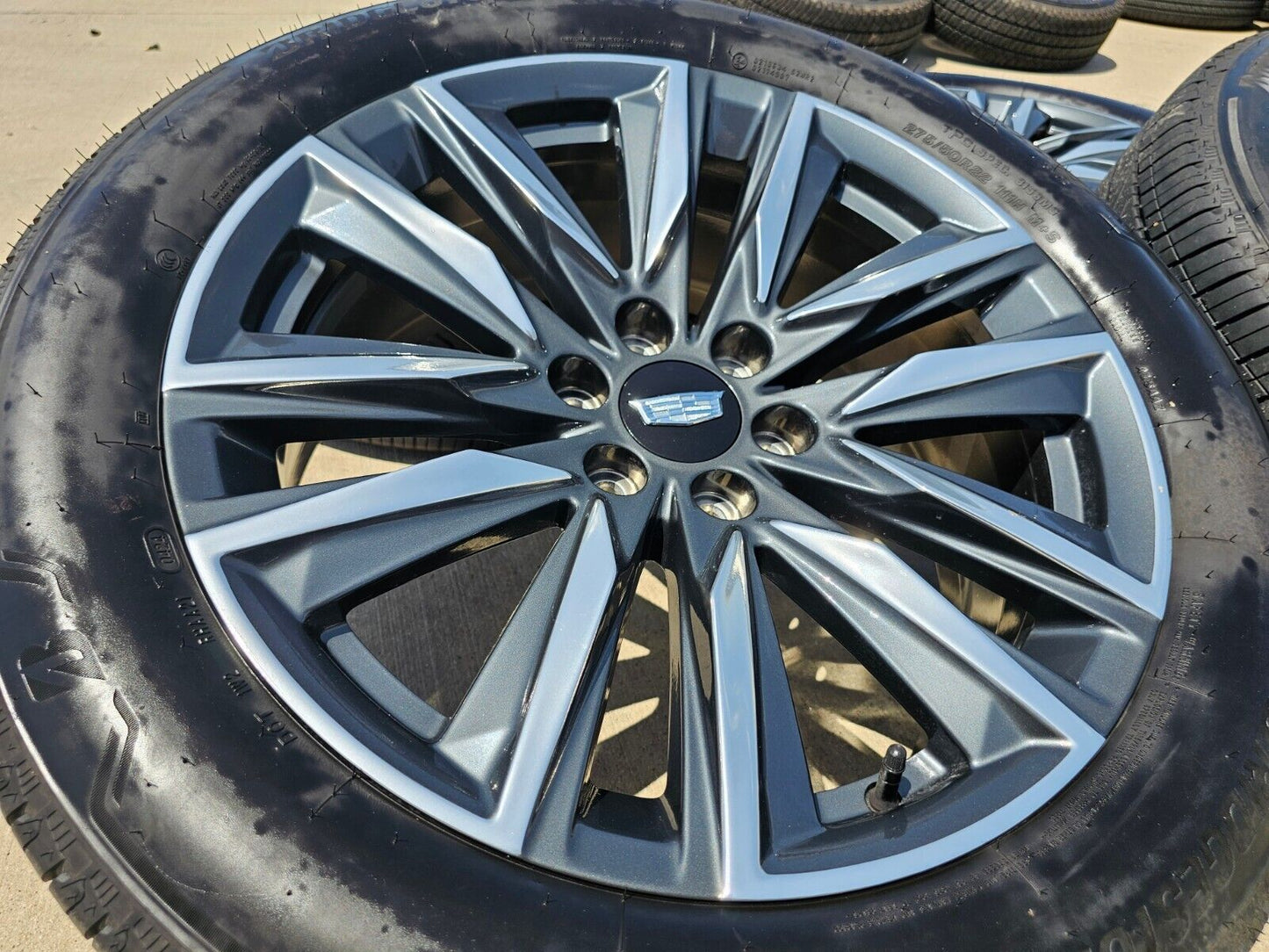 22" Cadillac Escalade OEM wheel rim 95028 tire spare 2022 2023 2024 2025 NEW