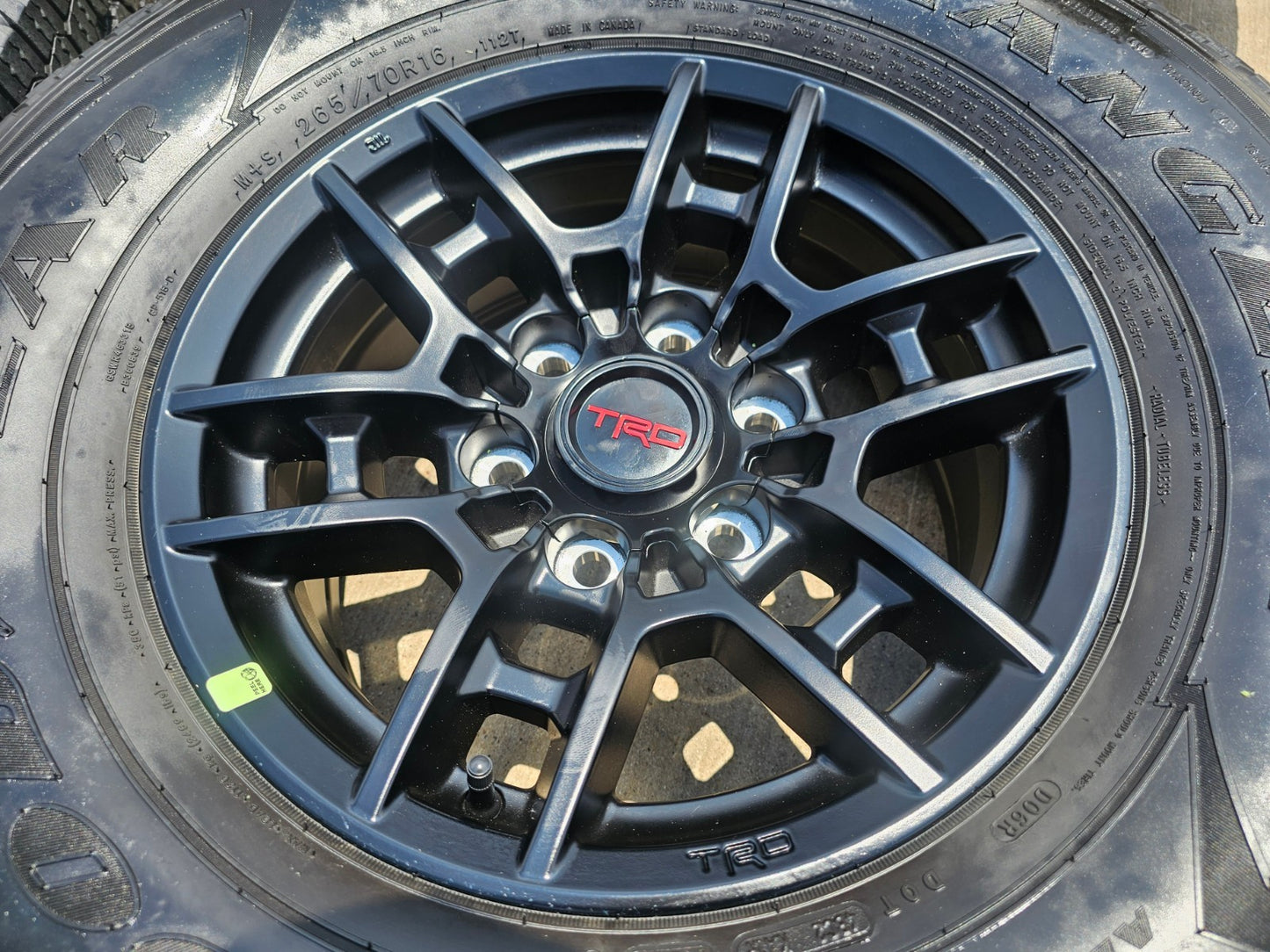 16" Toyota Tacoma TRD wheels rims tires 75258 OEM 4Runner FJ Cruiser