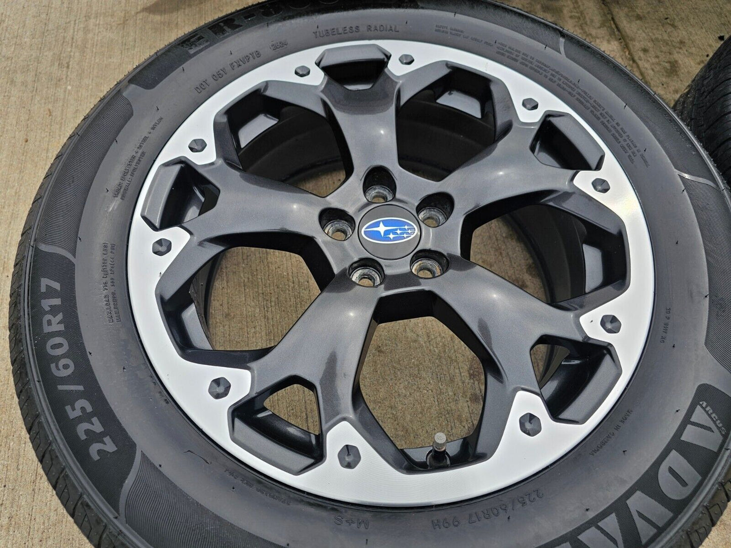 17" Subaru XV Crosstrek OEM wheels rims tires 2022 2023 2024 2025