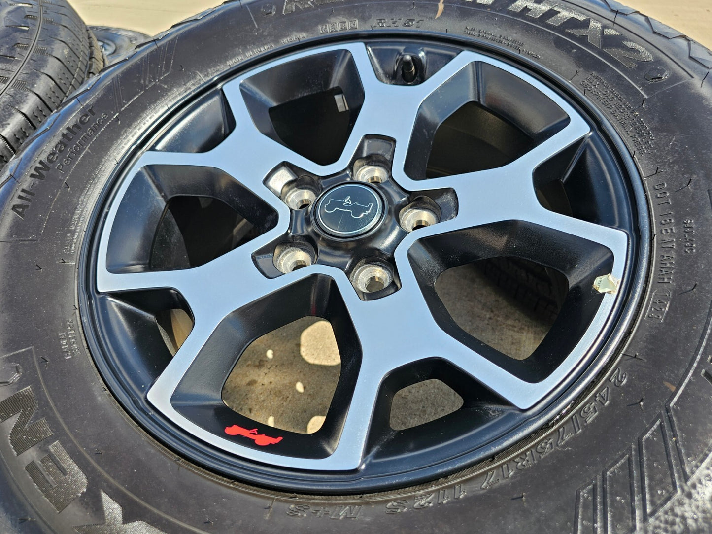 17" Jeep Wrangler Rubicon OEM 9218 wheels rims Gladiator NEXEN NEW