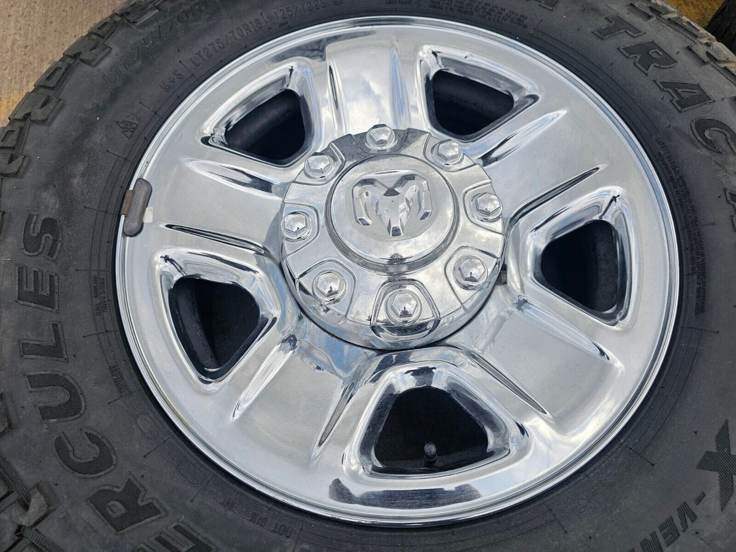 18" Dodge Ram 2500 3500 STEEL chrome OEM 2473 wheels rims tires HERCULES