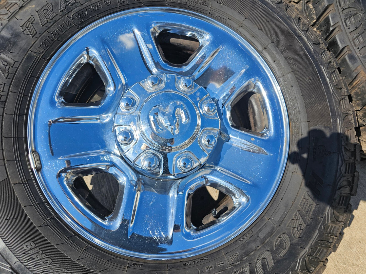 18" Dodge Ram 2500 3500 STEEL chrome OEM 2473 wheels rims tires HERCULES