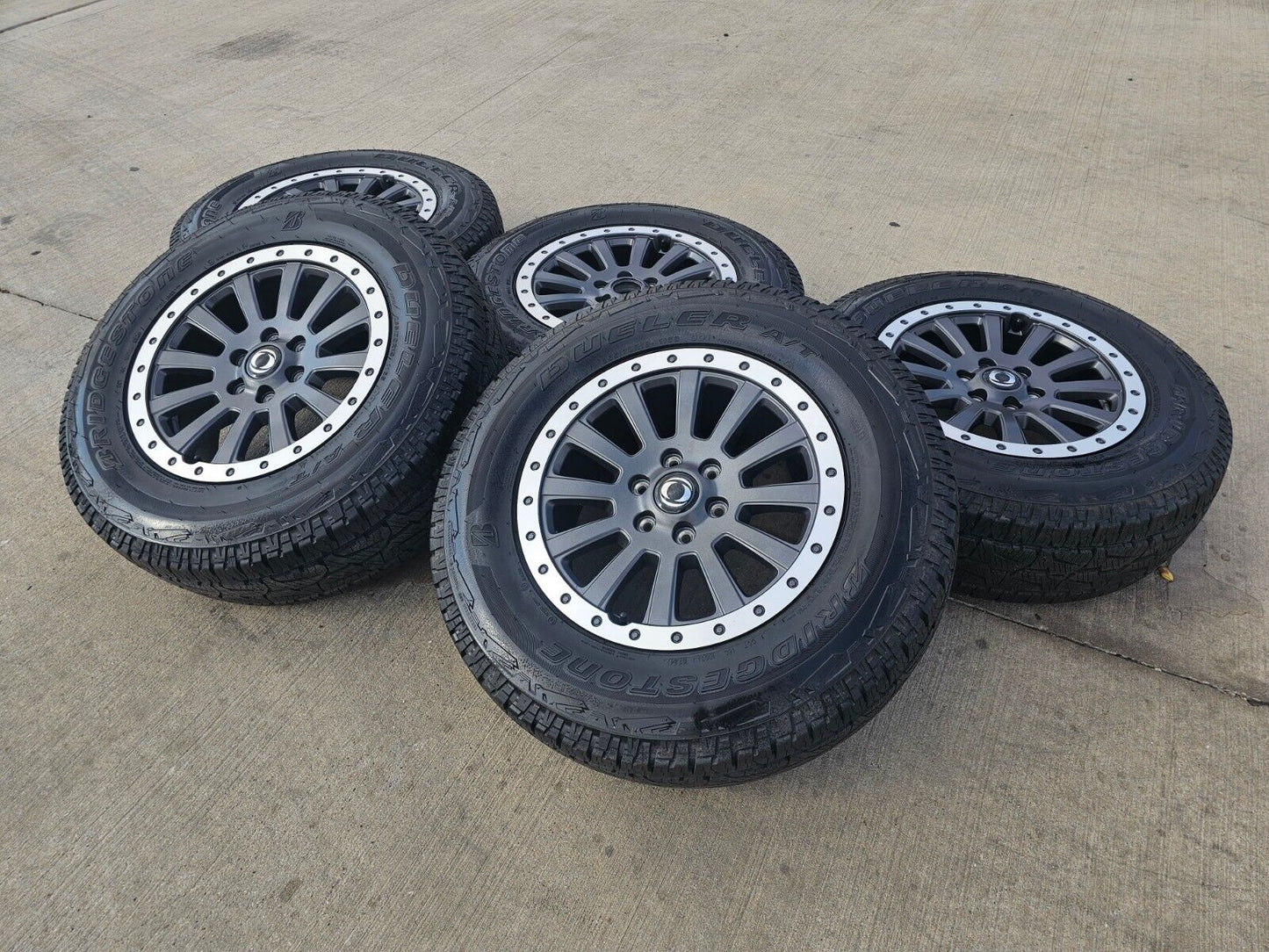 (4) 18" INEOS Grenadier OEM wheels rims tires beadlock 2022 2023 2024 2025 NEW