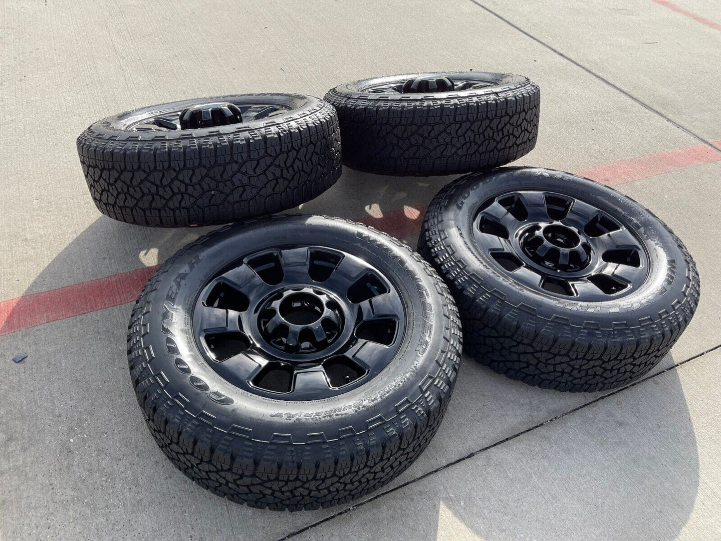 20" Ford F-250 F-350 OEM black Tremor 10295 wheels rims 2024 2025 NEW
