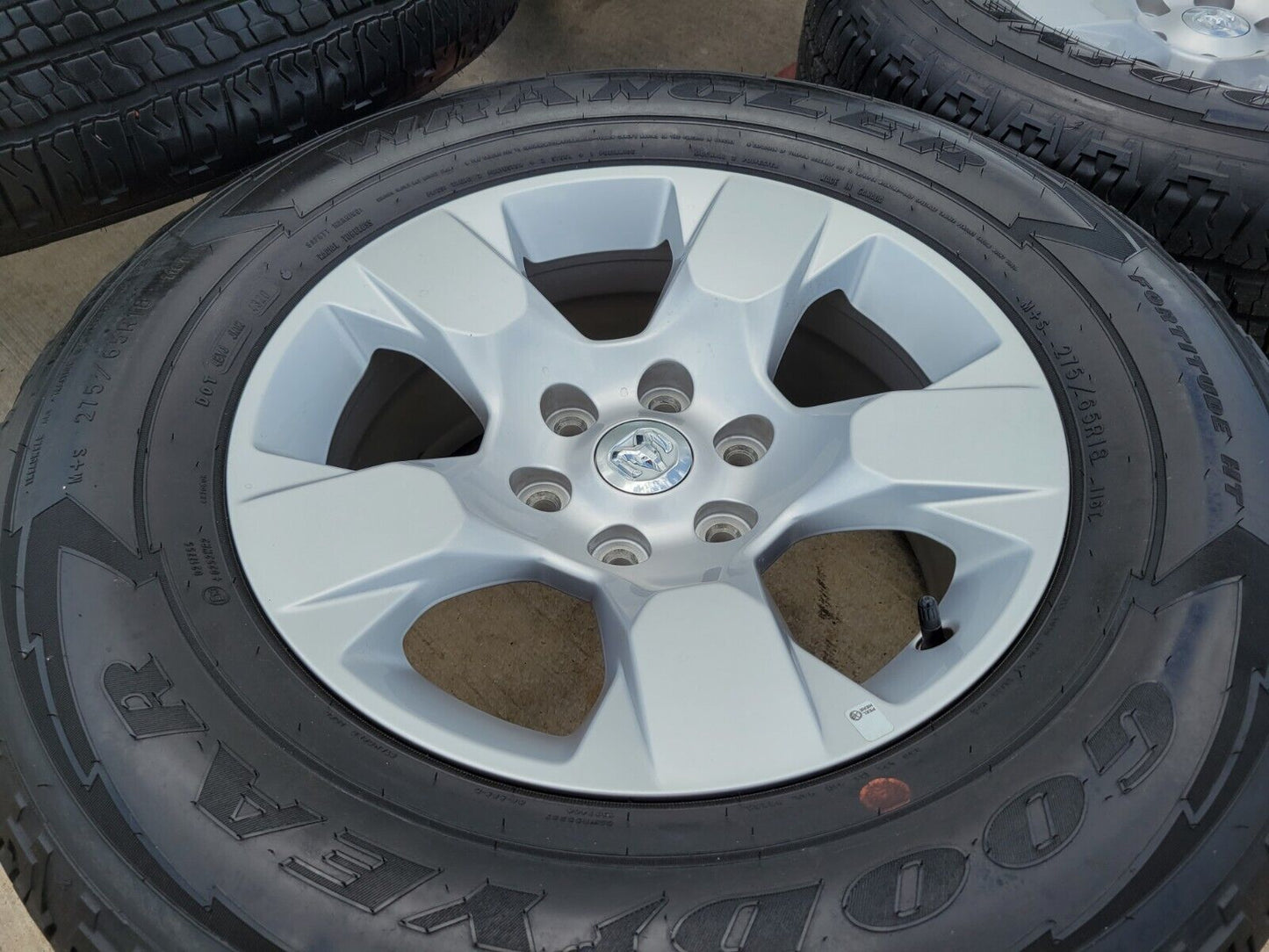 18" Ram 1500 OEM stock wheels rims 2669 tires 2019 2020 2021 2022 2023 2024 2025