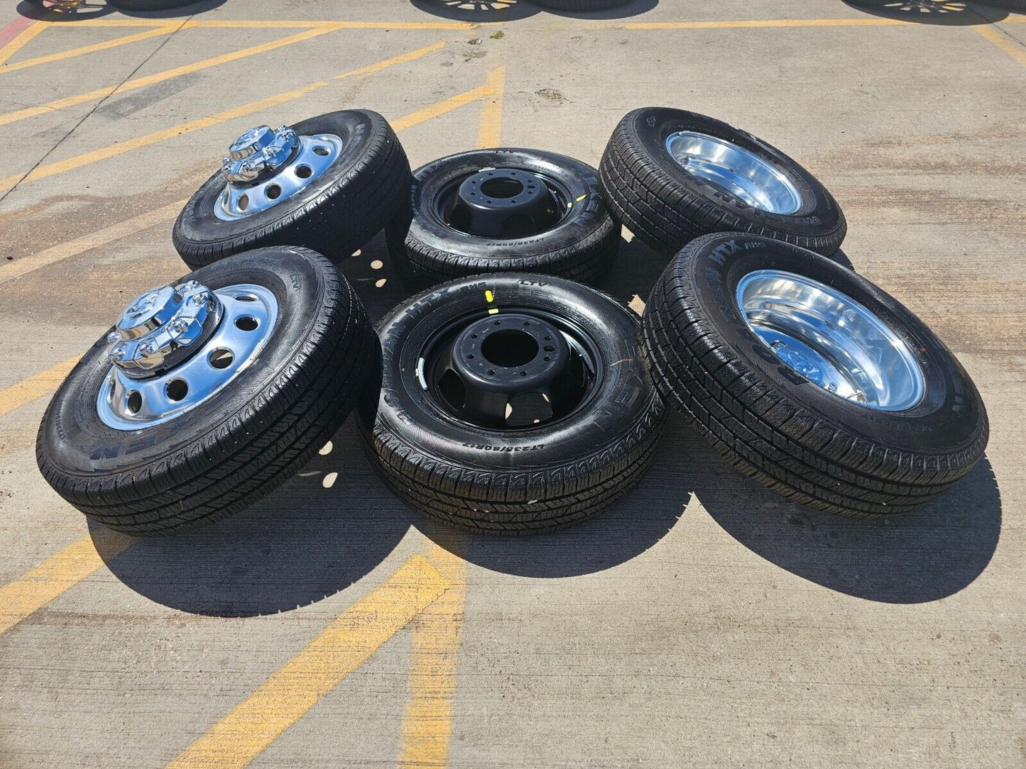 17" Dodge Ram 3500 Dually Laramie 8x200 wheels rims 2701 2702 OEM 2023 2024 NEW