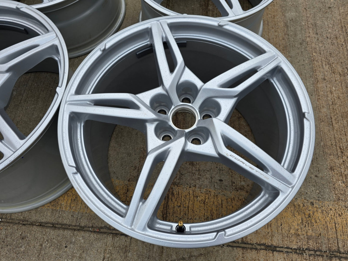 19" + 20" Chevy Corvette C8 OEM wheels rims 14007 14008 2022 2023 2024 2025