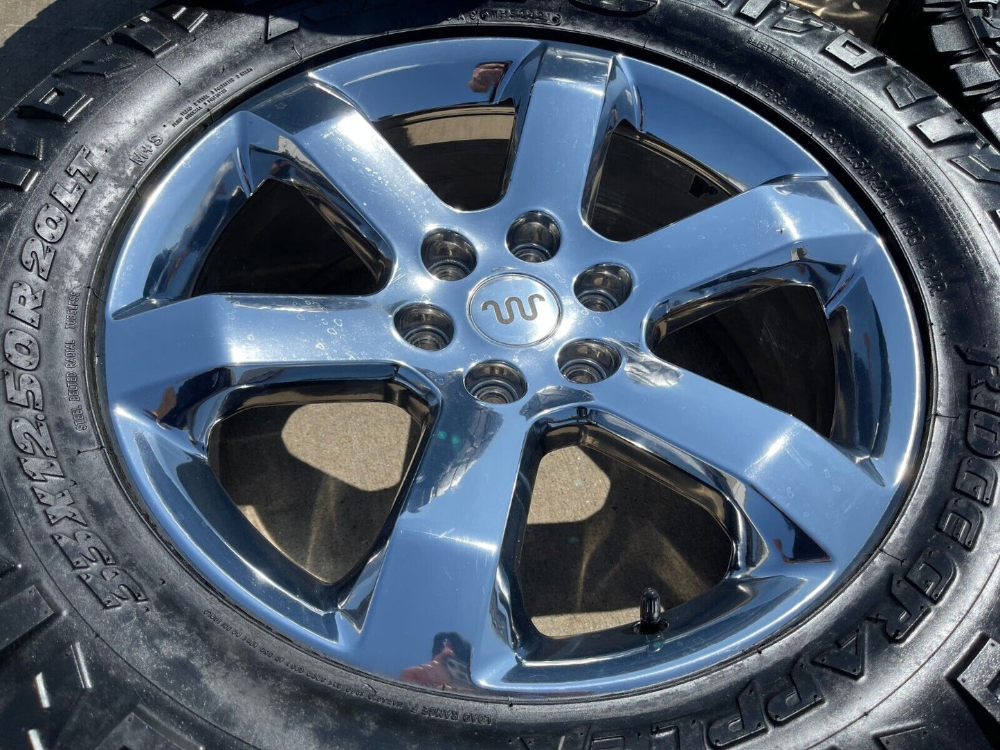 20" Ford F-150 OEM rims wheels CHROME 10347 Expedition tires 33"