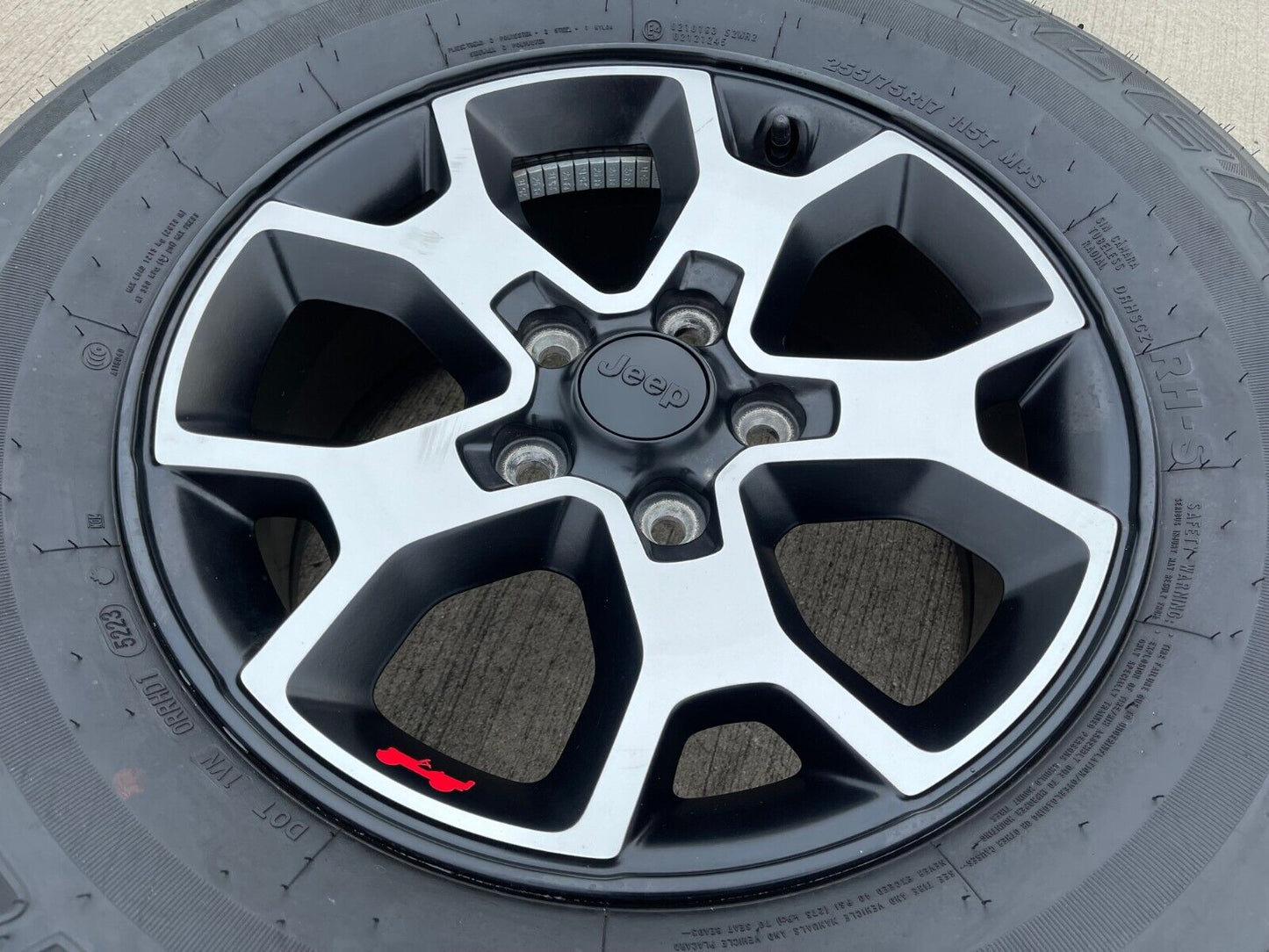 17" Jeep Wrangler Gladiator Rubicon OEM 9218 SPARE wheel rim 2020 2021 2022 2023