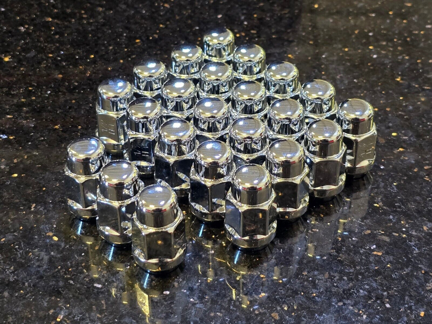 (23) OEM Jeep Wrangler OEM lug nuts lugs polished OE 1/2x20