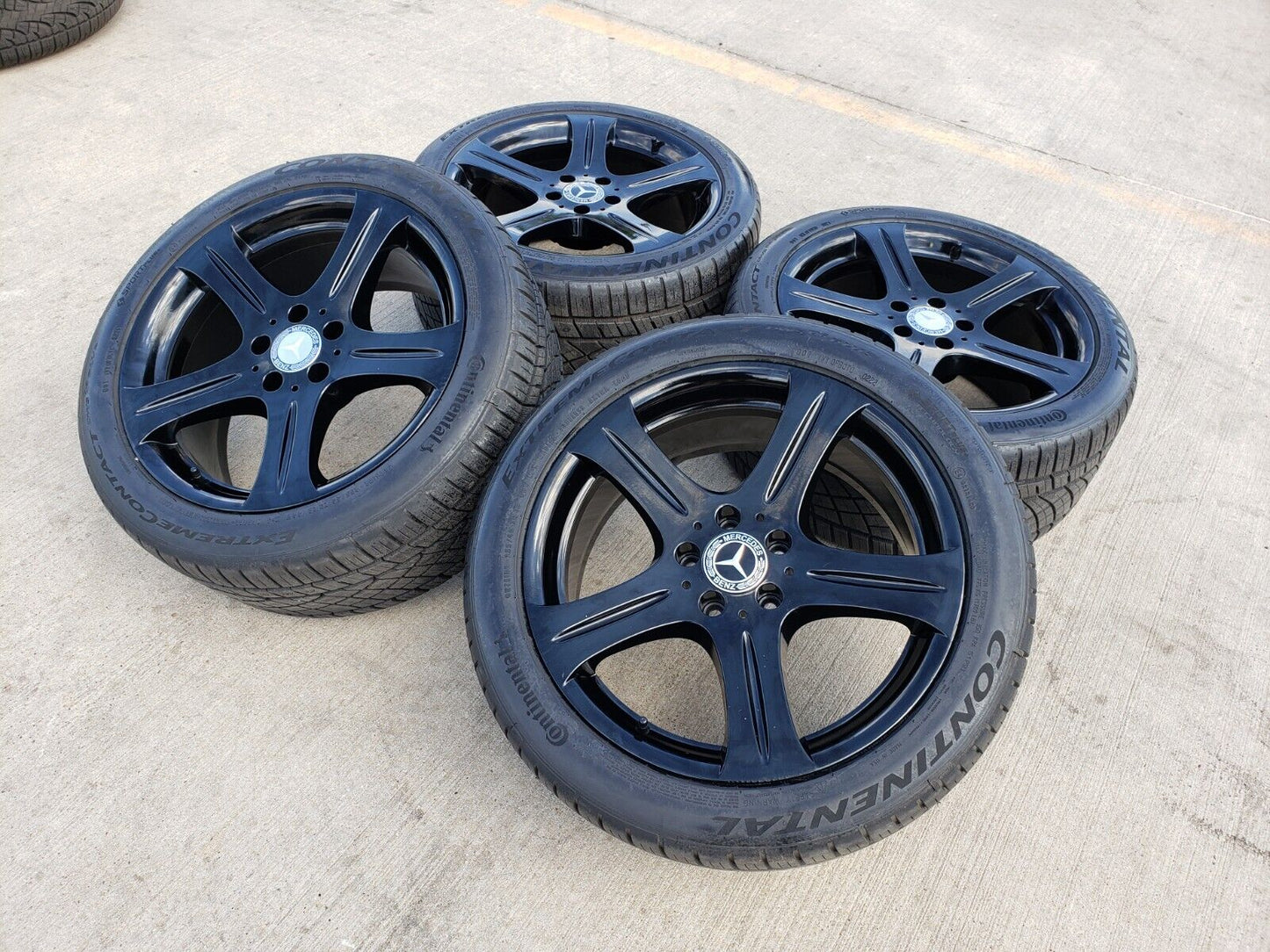 18" Mercedes CLS 550 C E S Class OEM 65371 65372 wheels rims tires