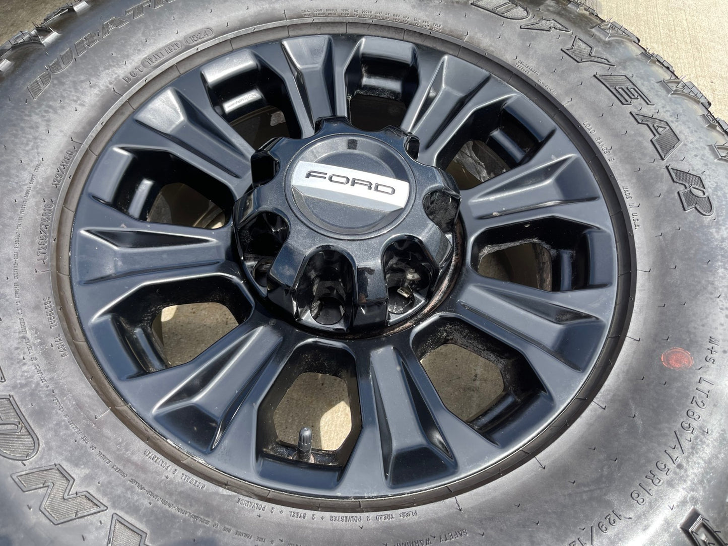 18" Ford F-250 F-350 Tremor OEM 10097 rims wheels DURATRAC A/T tires