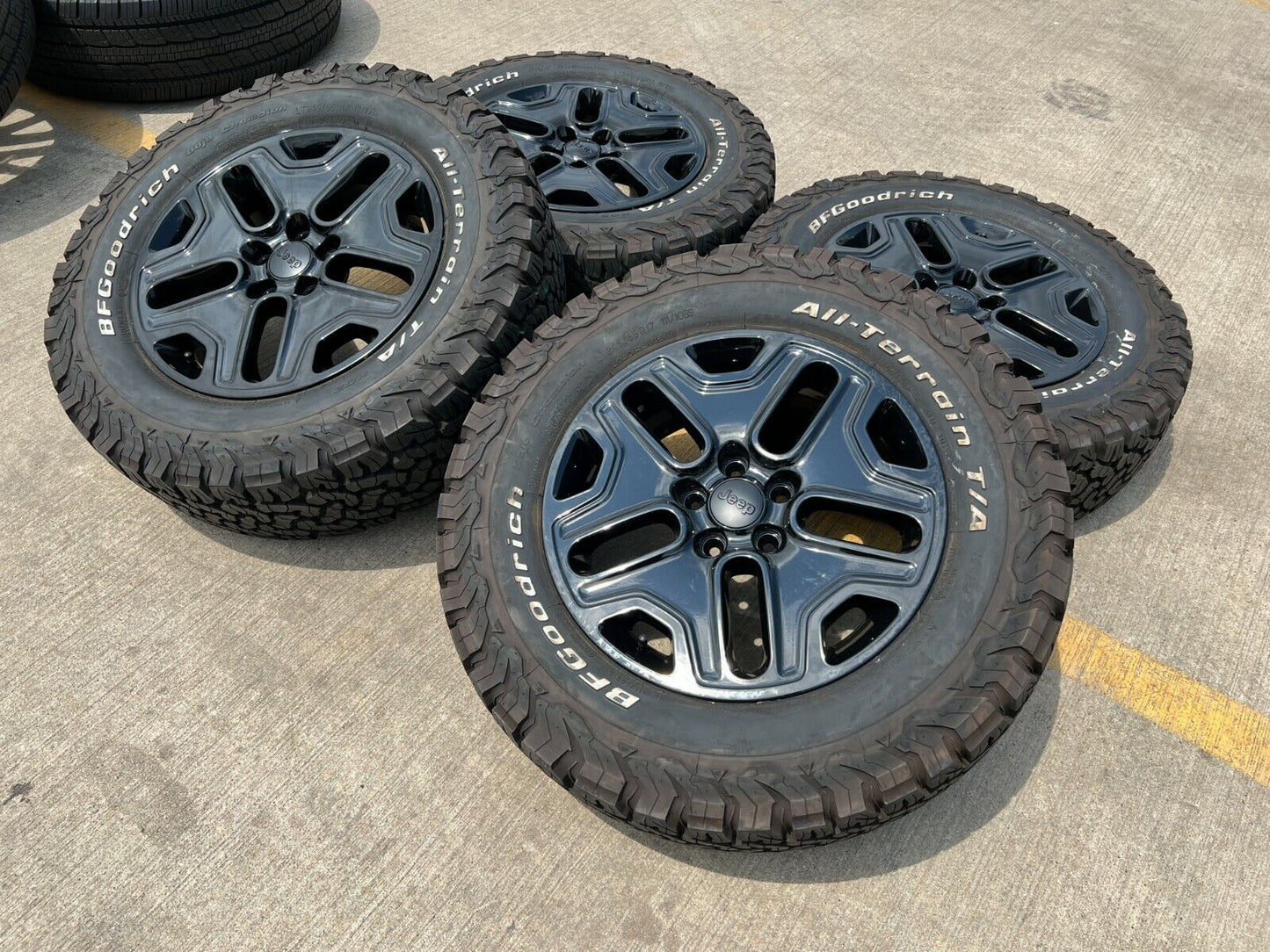 17" Jeep Cherokee wheels OEM rims Compass Renegade 9199 BFG NEW